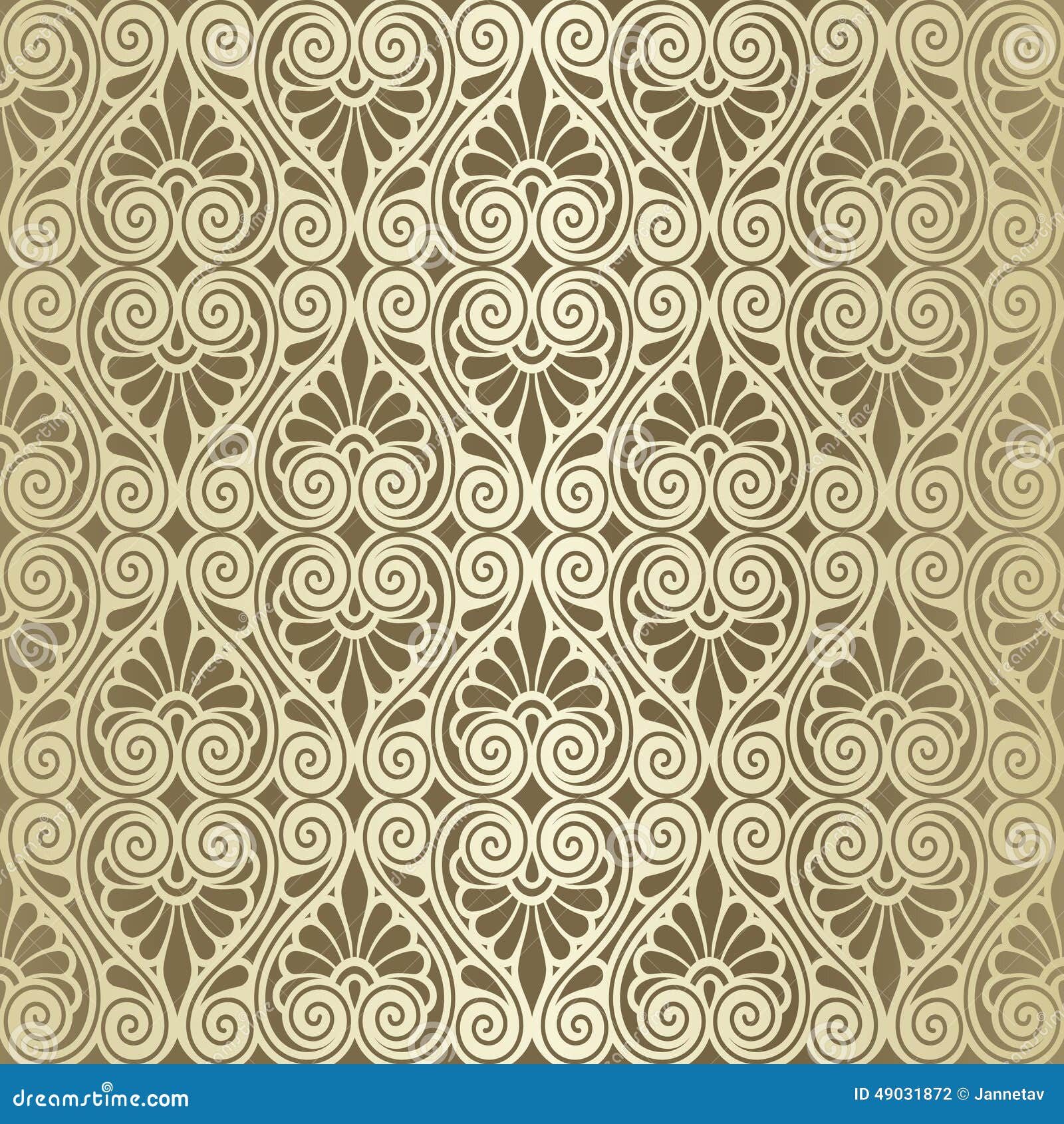 Vector Seamless Pattern Background Elegant Luxury Texture For Wallpapers Backgrounds And Page Fill Stock Vector Illustration Of Baroque Damask
