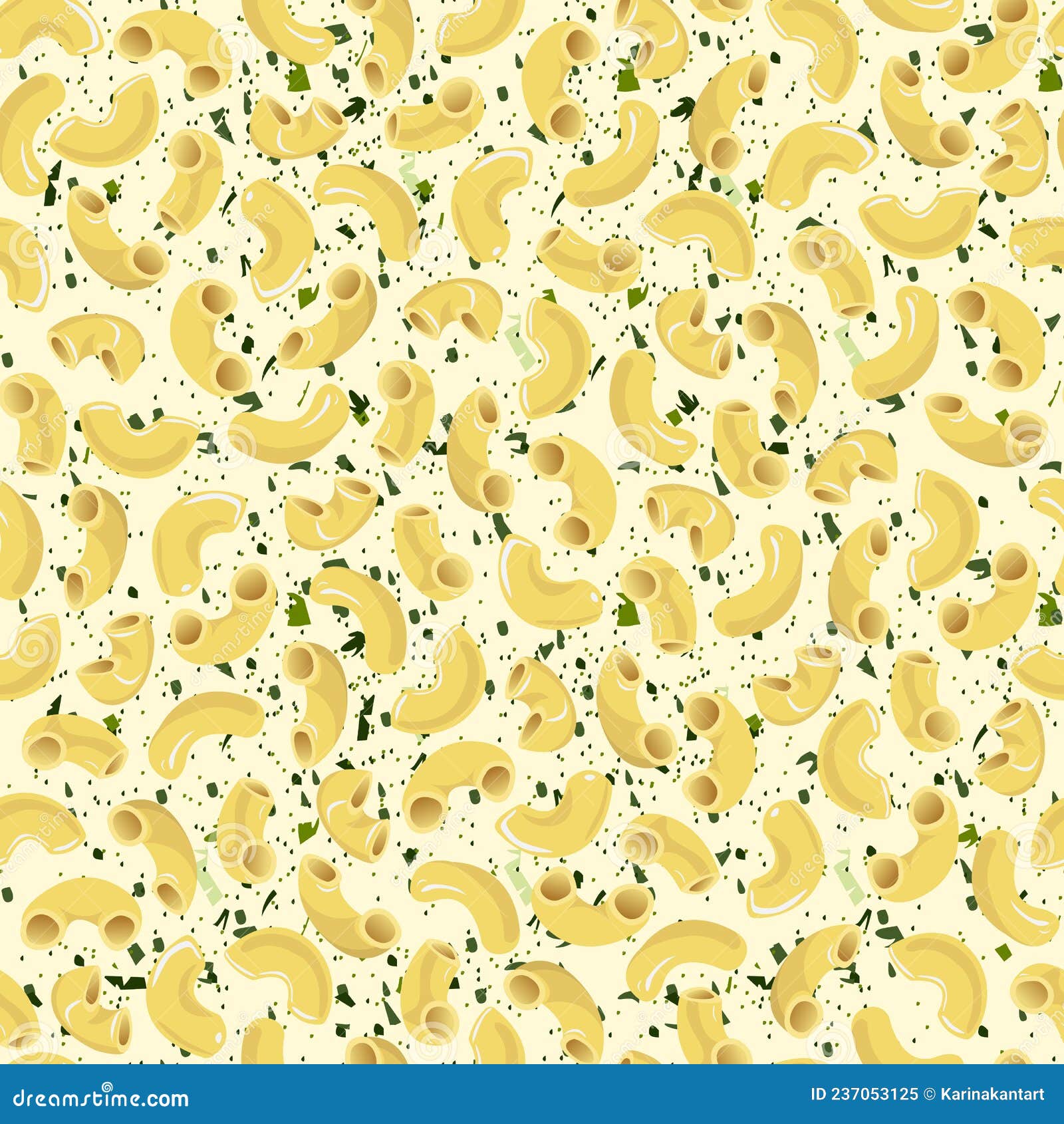 Elbow Pasta Icon, Realistic Style Vector Illustration | CartoonDealer