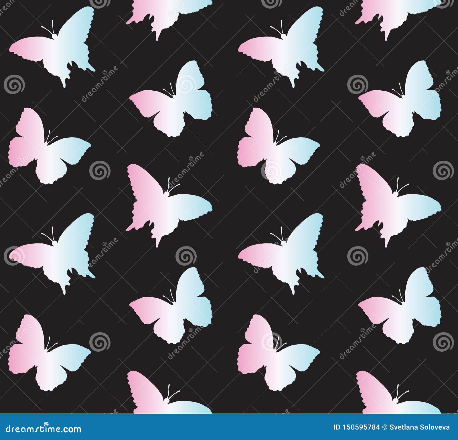 Flame butterflies silhouettes set y2k 90s Vector Image