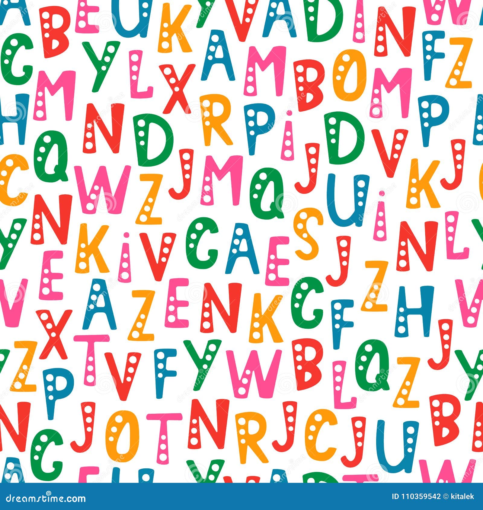 Random Alphabet Chart