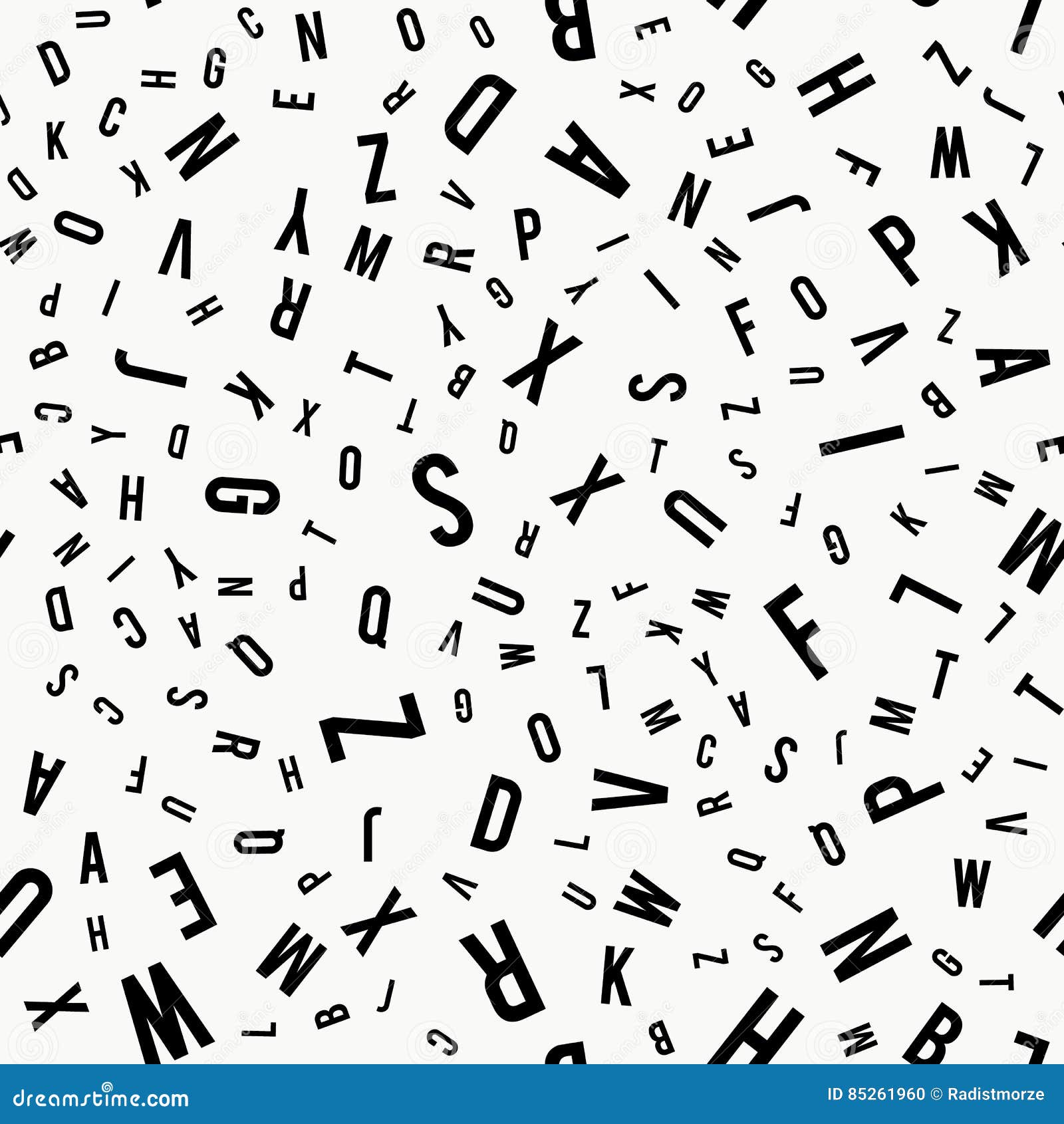 Random Alphabet Chart