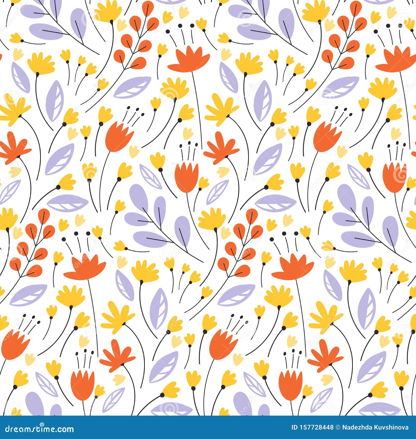  seamless pattern. pretty pattern in small flower.