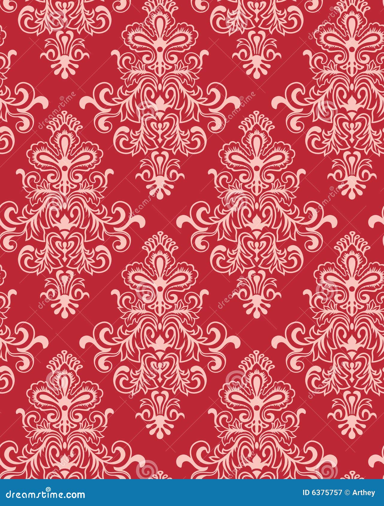 . seamless red classicism wallpaper