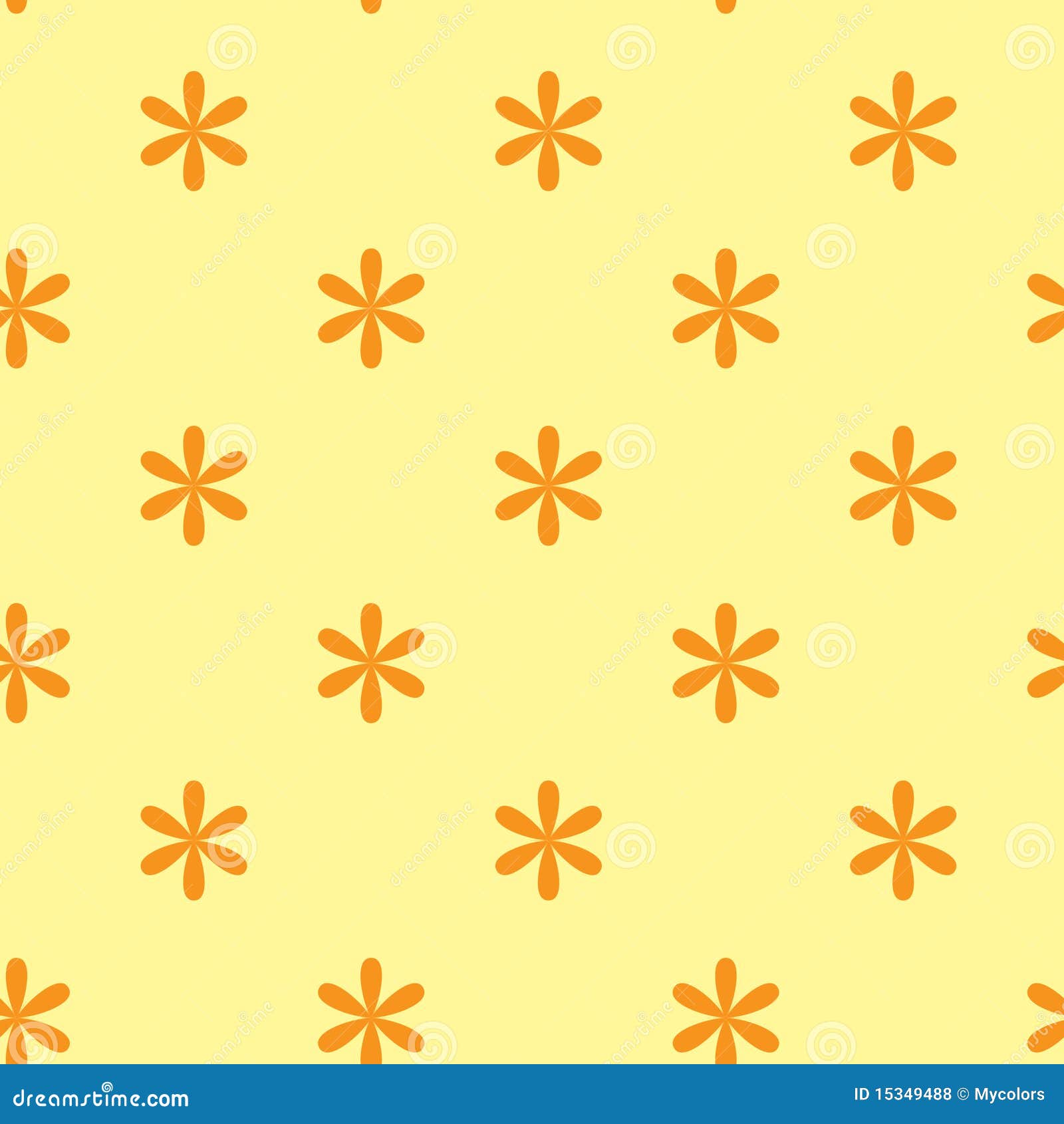 Vector Seamless Texture With Flowers Stock Vector - Illustration of