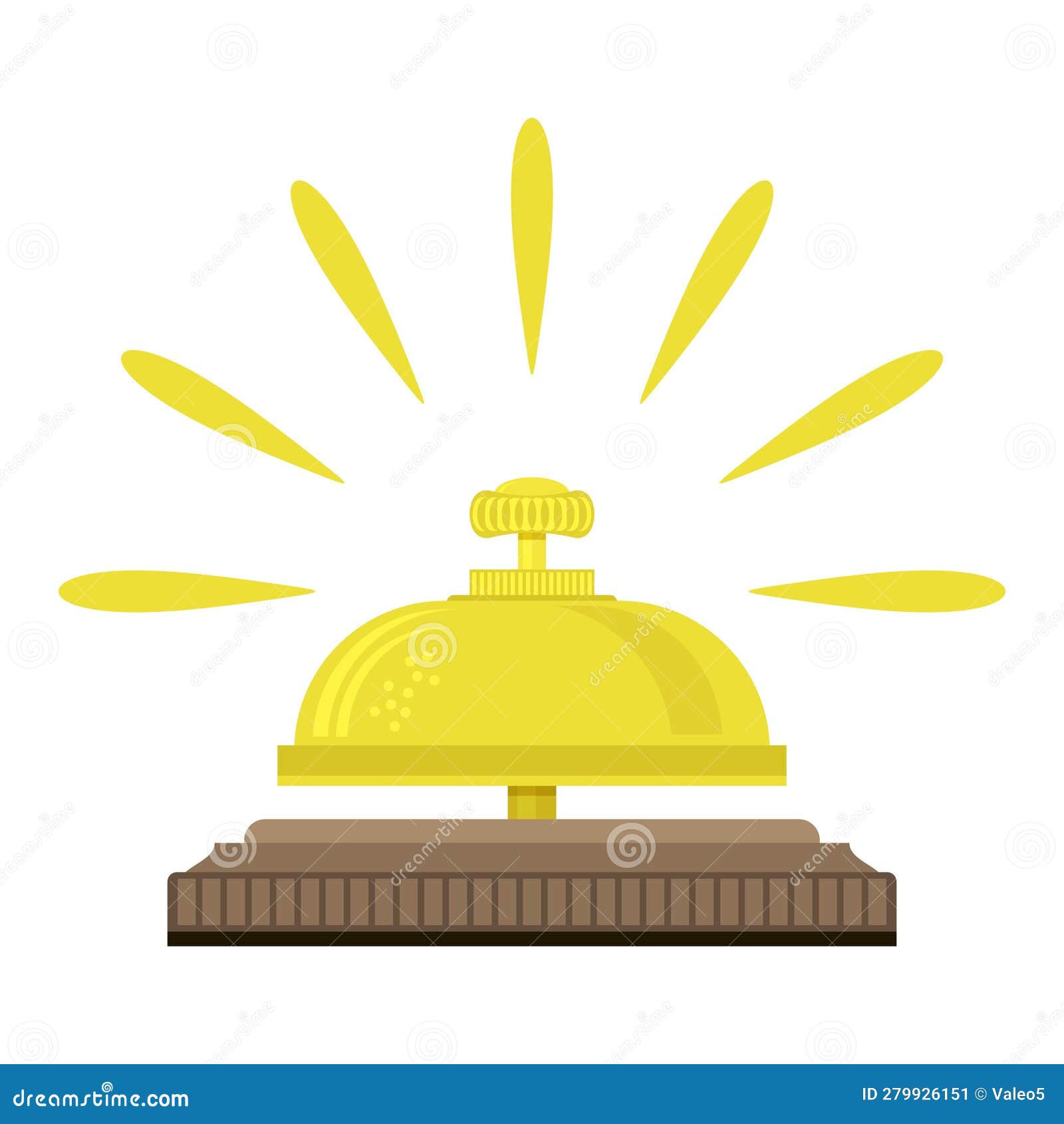  service bell icon idoated on white background. recepcion bell logo