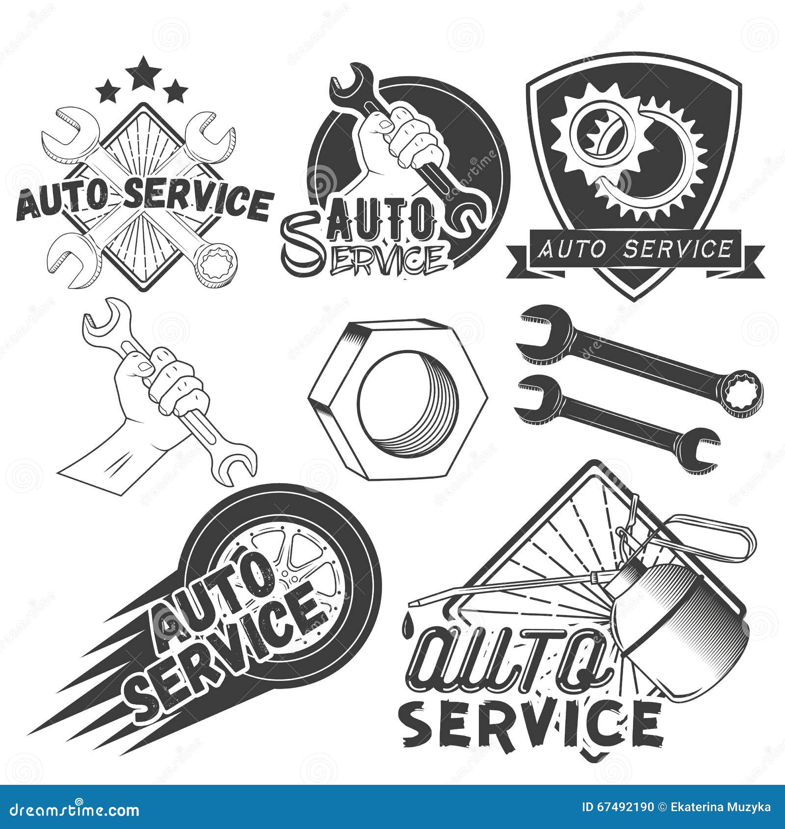 Car service icon vehicle maintenance, auto repair or mechanic garage.  Automobile repair shop or automotive workshop isolated vector symbol with  black car and orange gear wheel silhouettes Stock Vector Image & Art 