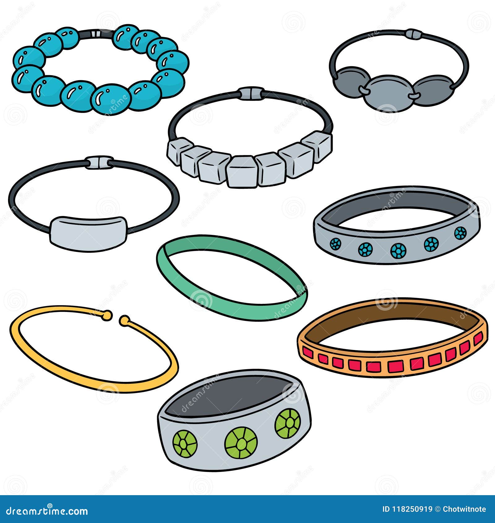  set of bracelet