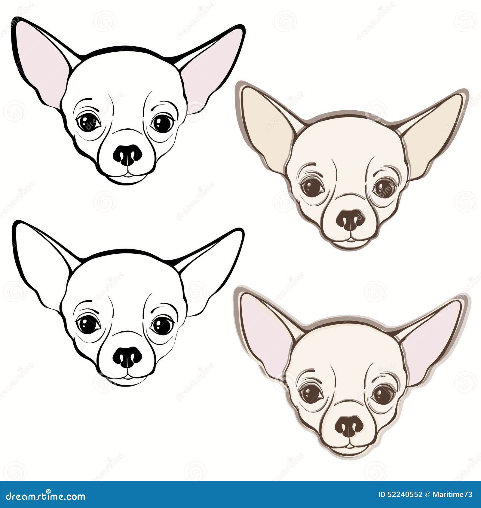 99+ Chihuahua Drawing Simple