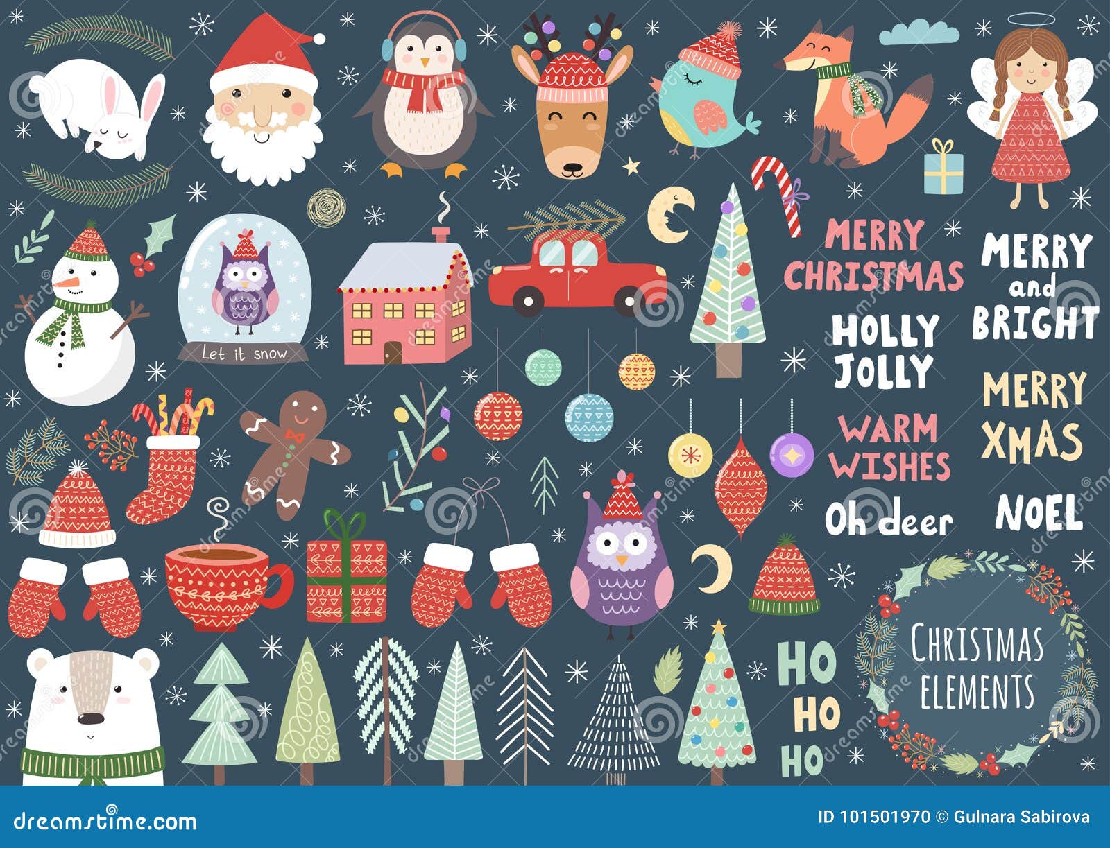 Cute Christmas Stock Illustrations – 464,417 Cute Christmas Stock ...