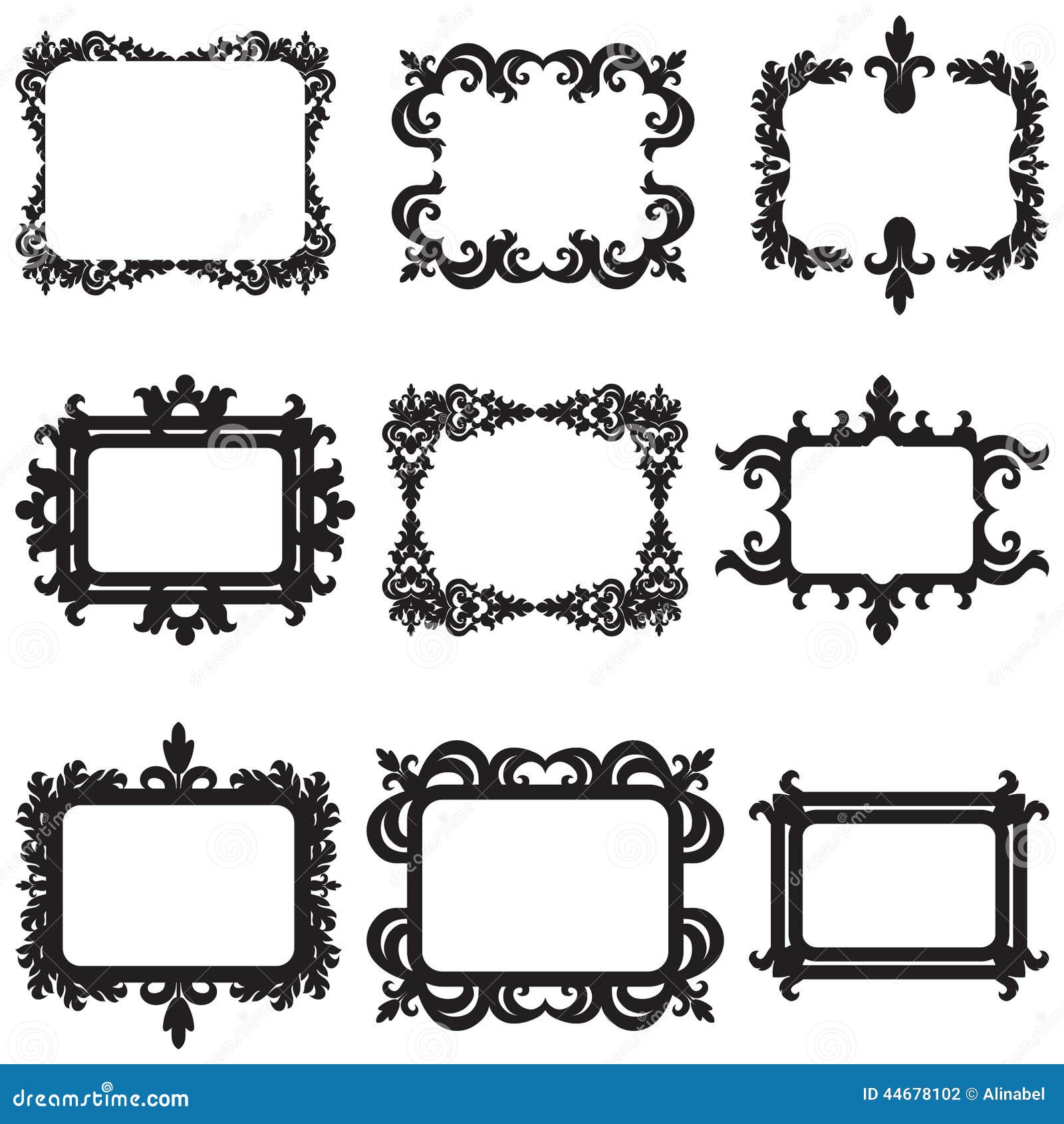 Decorative Frame Silhouette