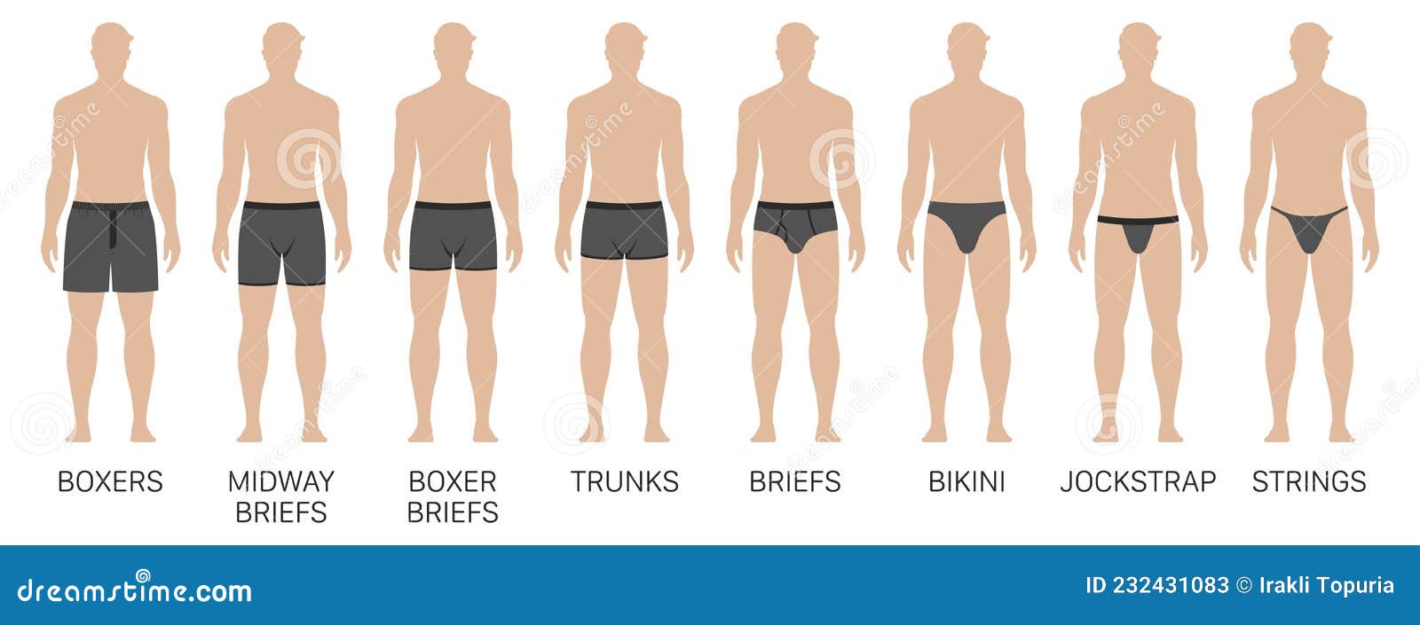 Men trousers, pant and shorts. Stick figures depict a set of different types  of trousers, pants, and shorts. Th… | Types of trousers, Men trousers, Pants  outfit men