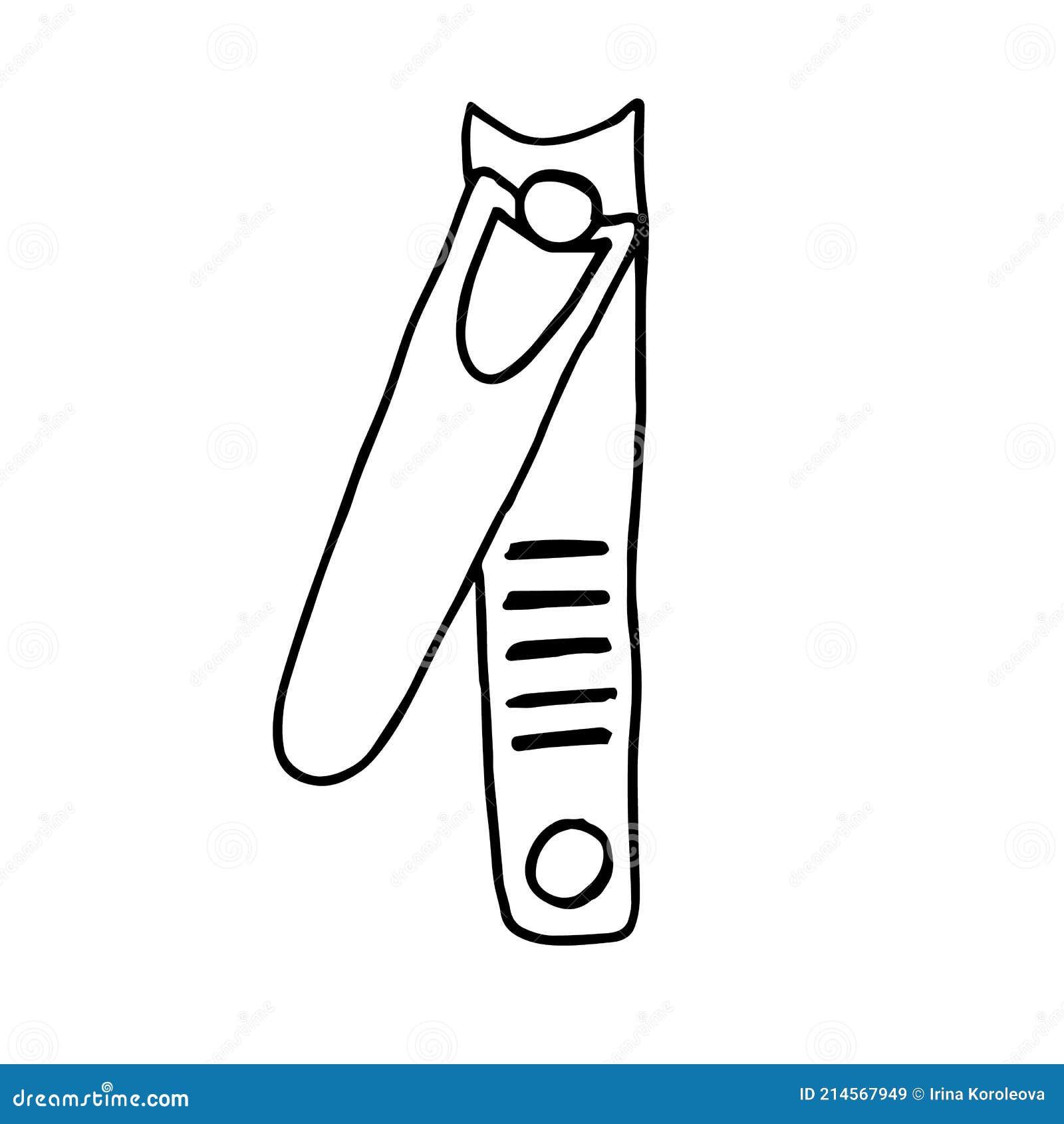 Vector Set of Nail Clipper. Tools for Manicure Stock Vector