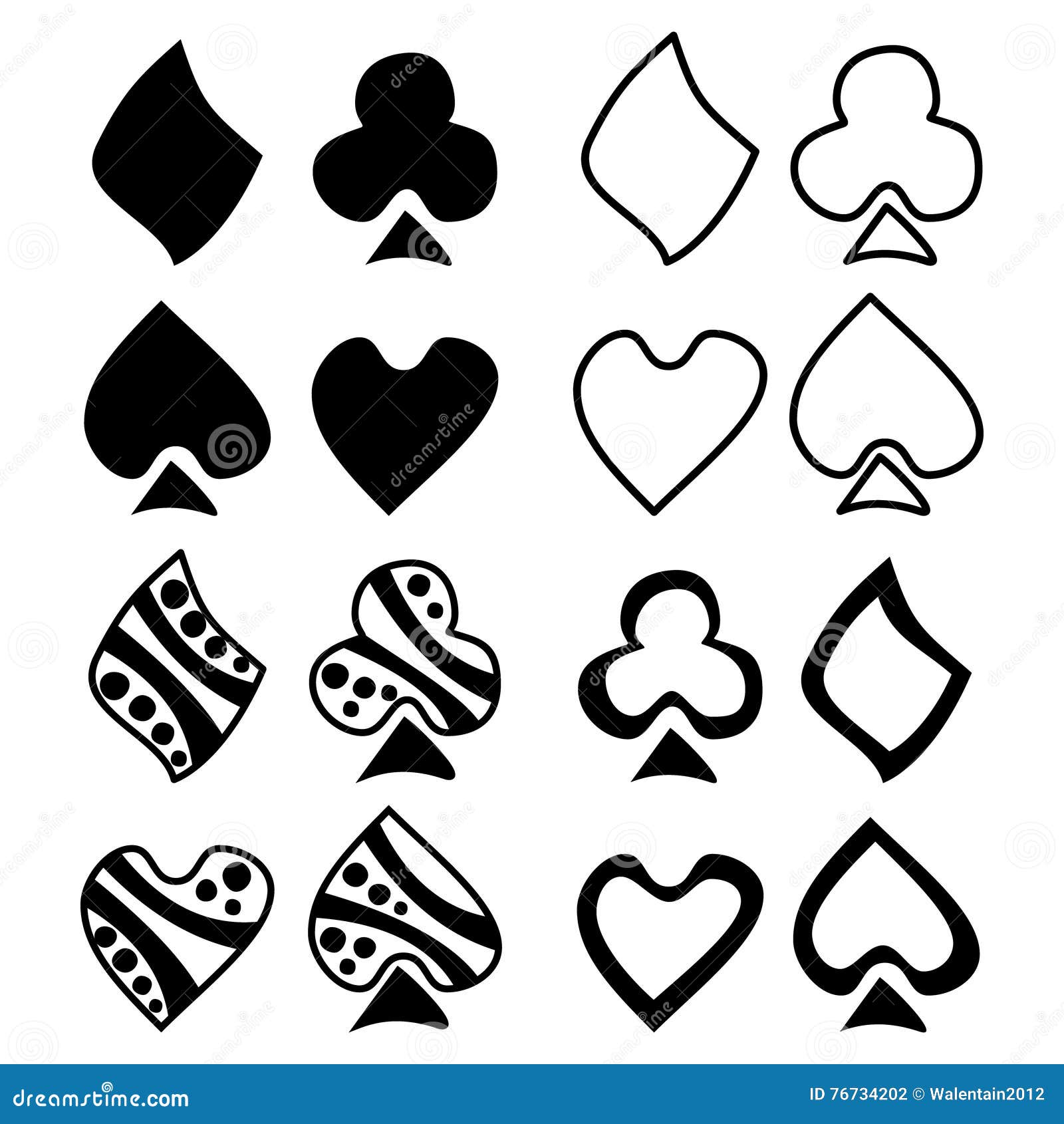 Playing Card Symbols SVG