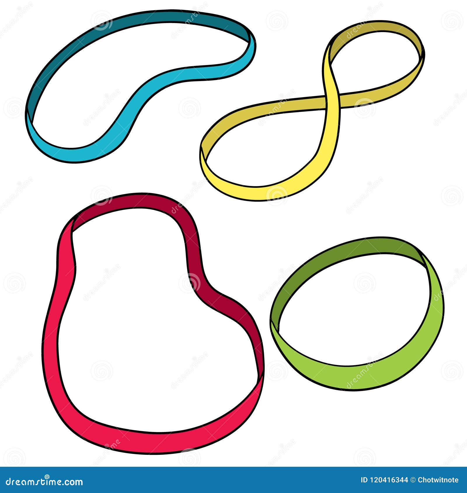 550 Rubber Bands Stock Illustrations, Vectors & Clipart - Dreamstime