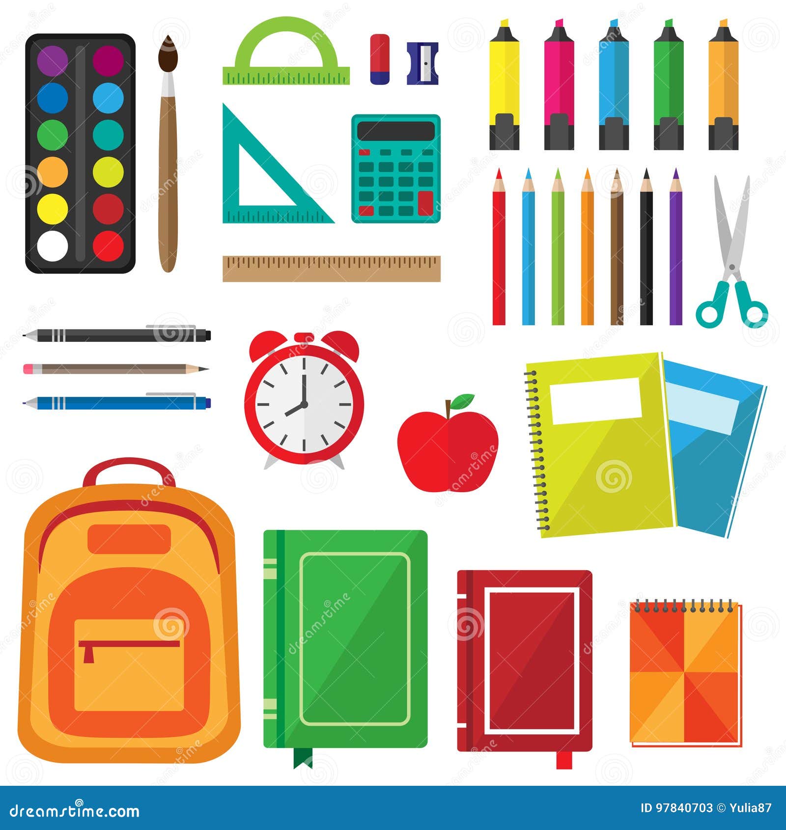 https://thumbs.dreamstime.com/z/vector-set-school-supplies-back-to-background-stationery-97840703.jpg