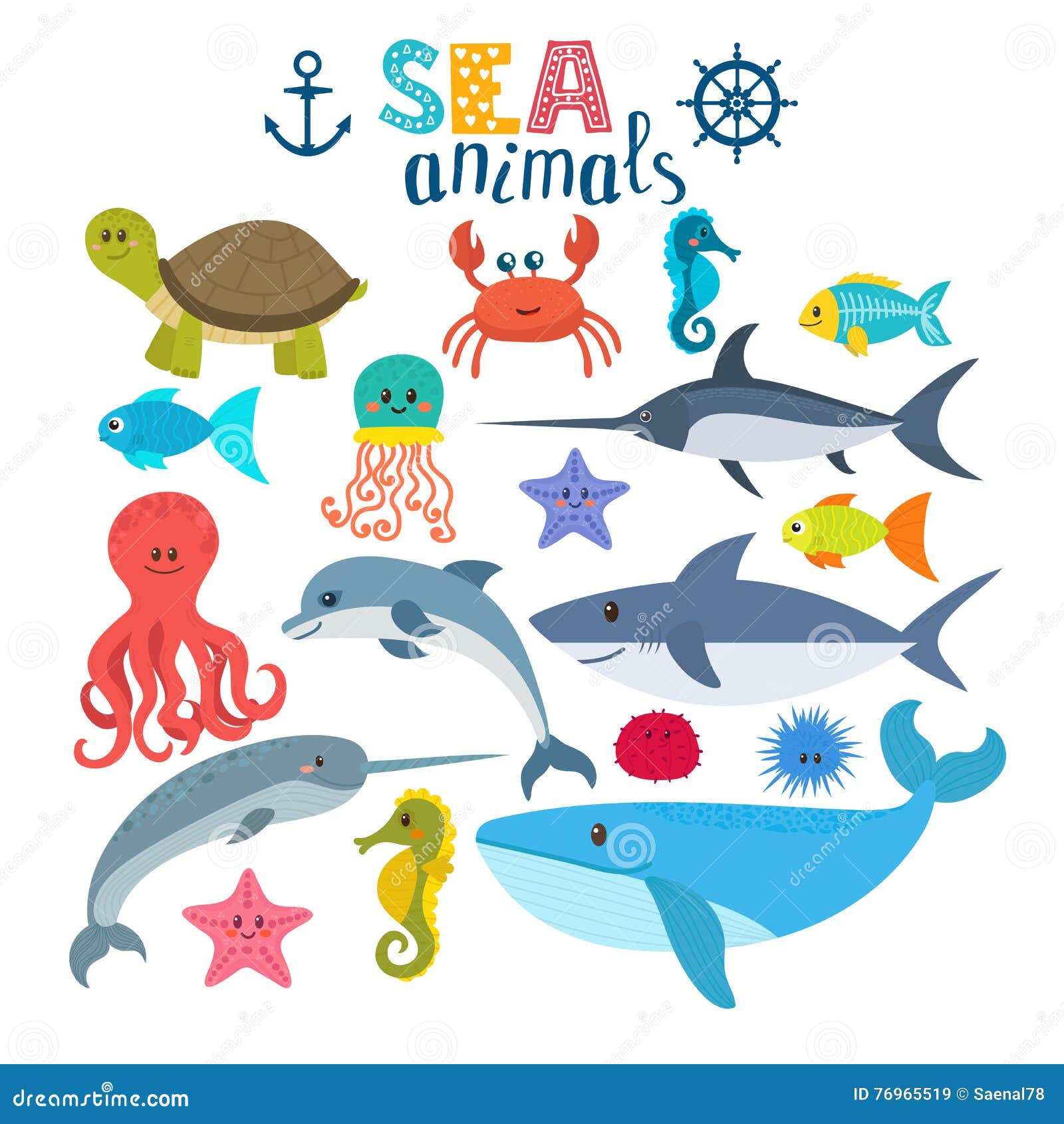 Cute Sea Creatures Stock Illustrations – 3,942 Cute Sea Creatures Stock  Illustrations, Vectors & Clipart - Dreamstime