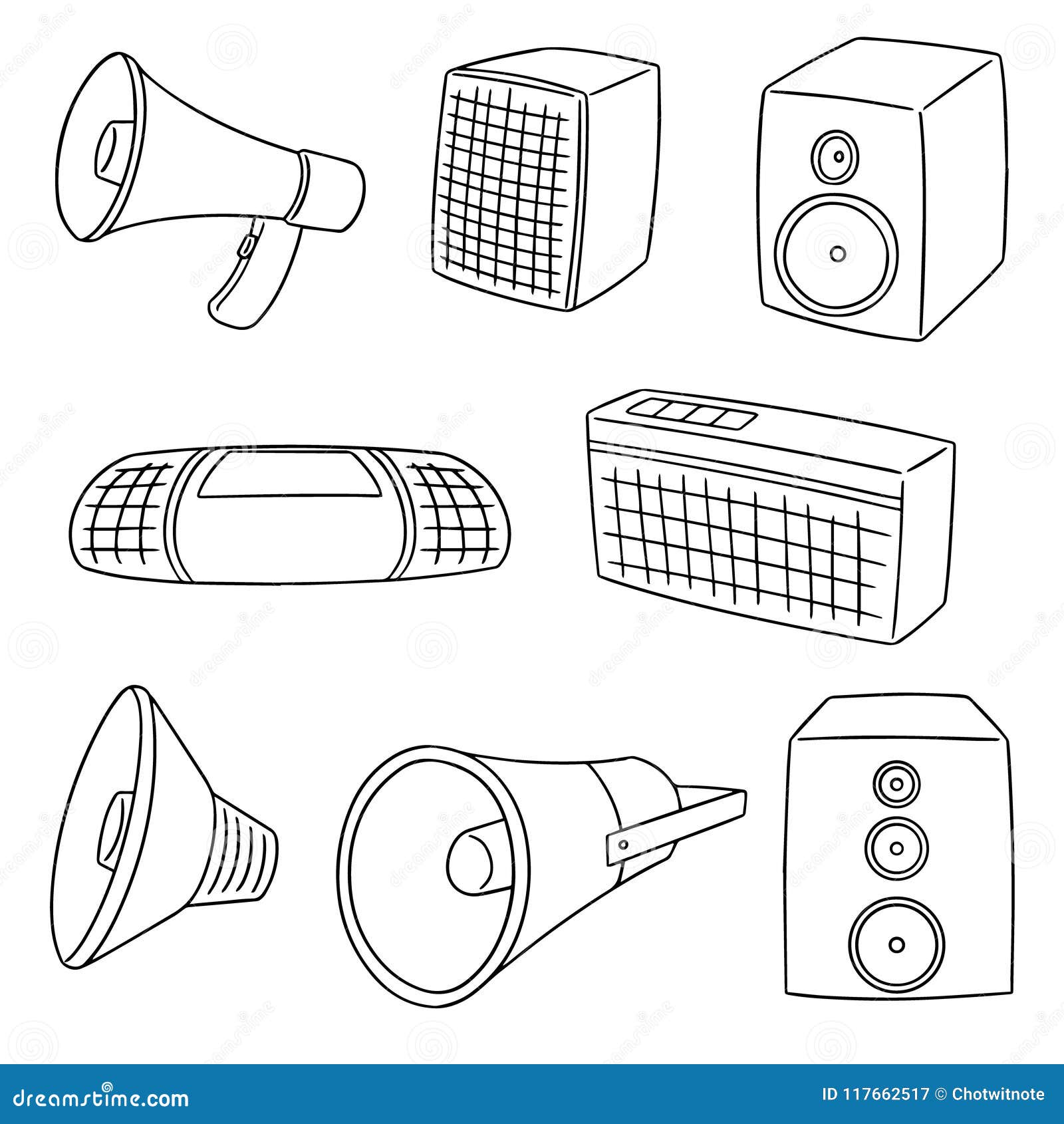 How to draw Speakers step by step easily - YouTube