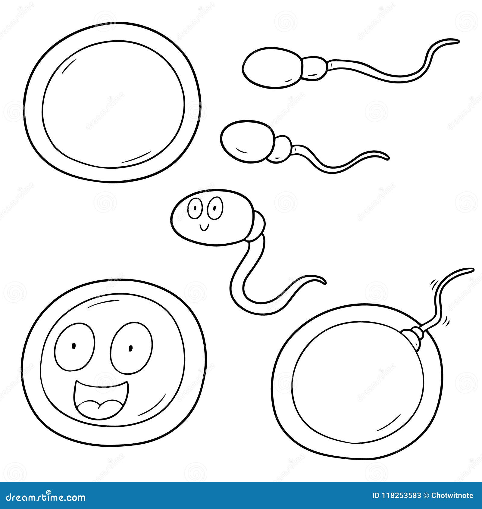 Human Sperm Cell Icon Icon Cartoon Vector Illustration 88303738