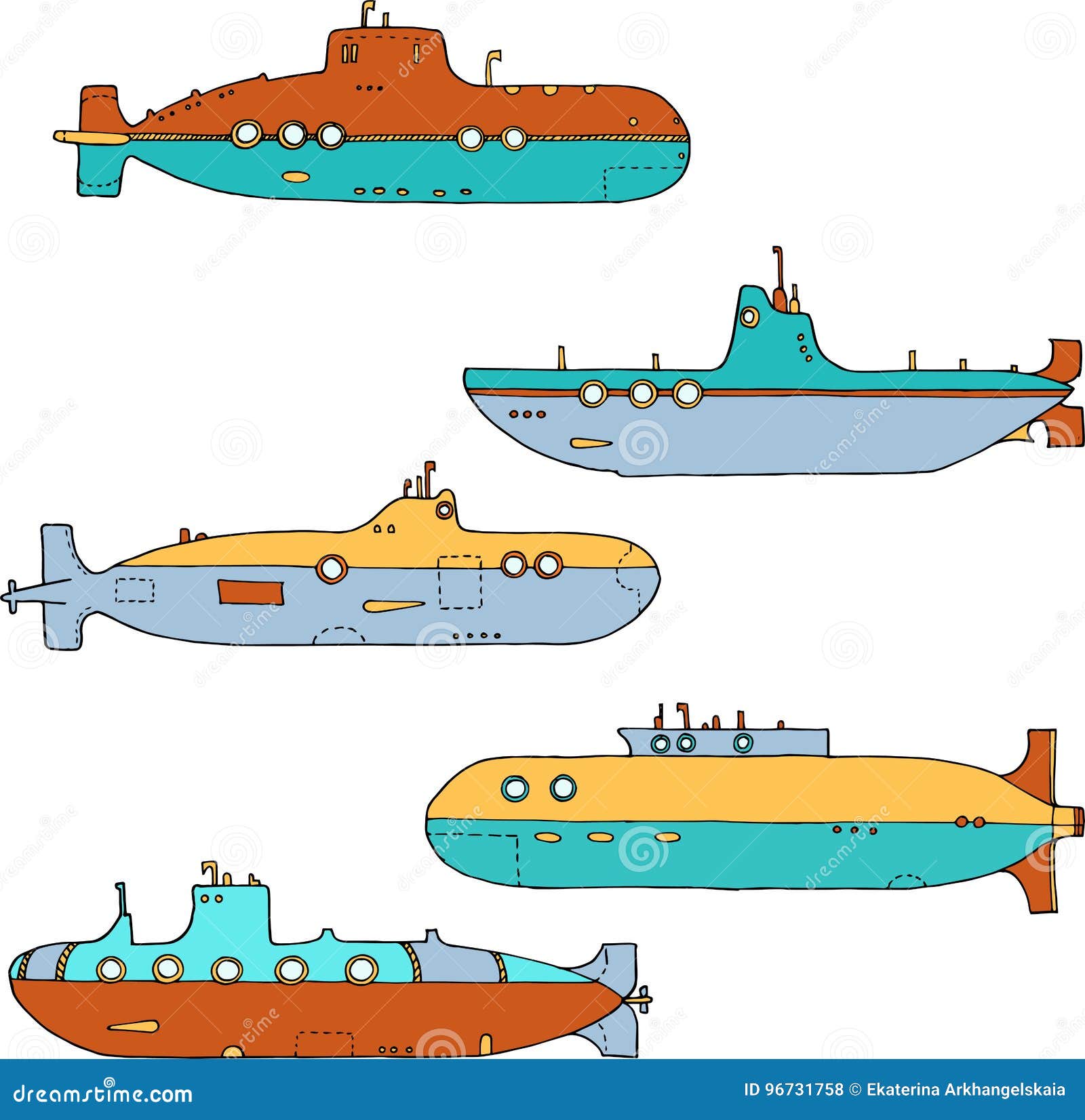 submarine drawing