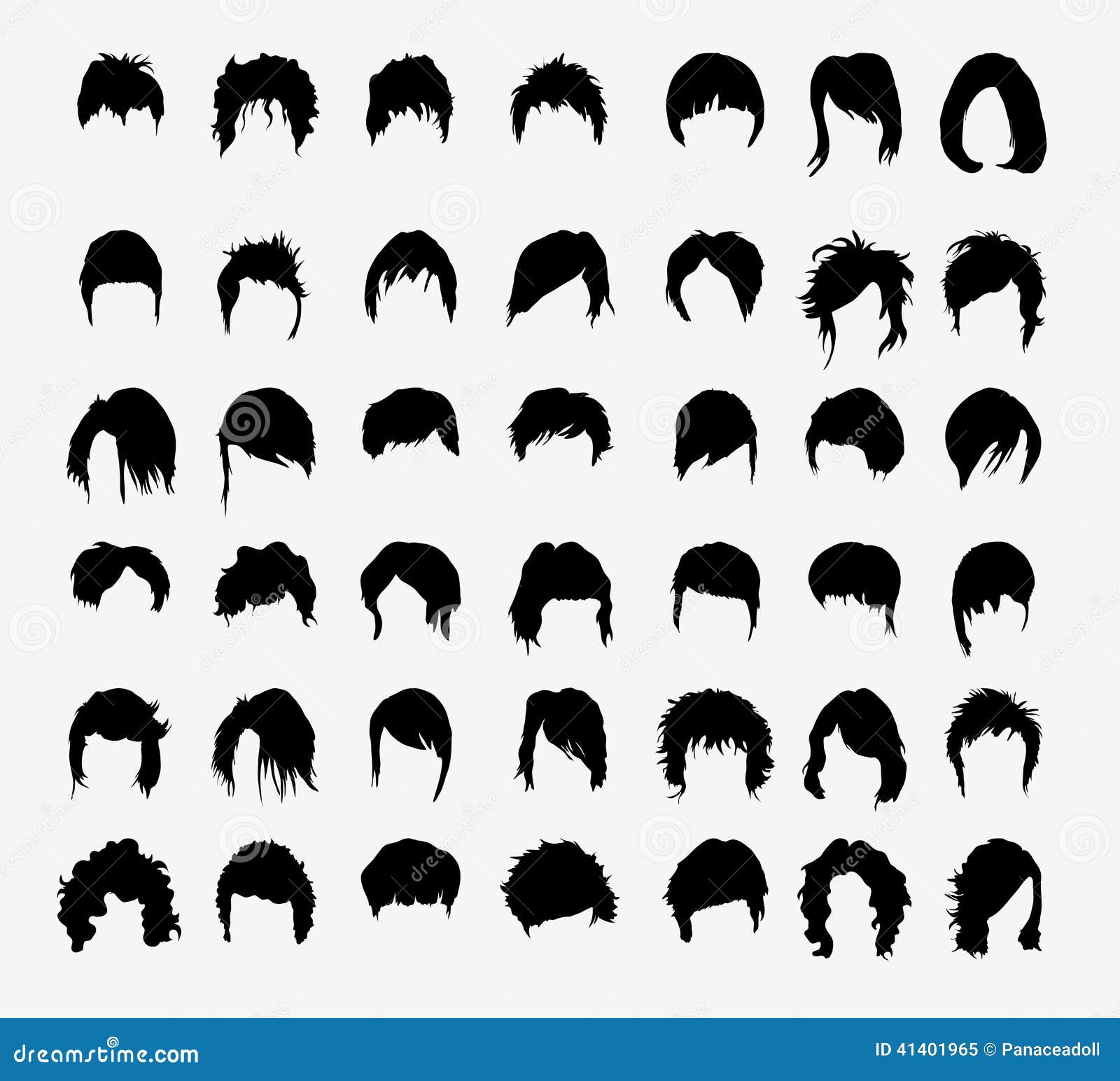 Vector Set of Women S Hairstyles Stock Vector - Illustration of hairstyles, hairdresser: 41401965 Vector Set of Women S Hairstyles Stock Vector - Illustration of hairstyles, hairdresser: 41401965