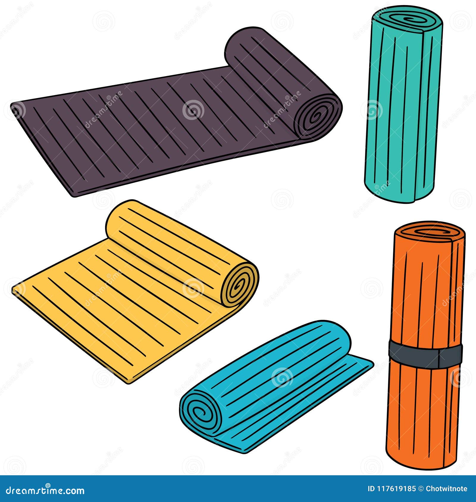 Rolled Yoga Mat Stock Illustrations – 1,051 Rolled Yoga Mat Stock  Illustrations, Vectors & Clipart - Dreamstime