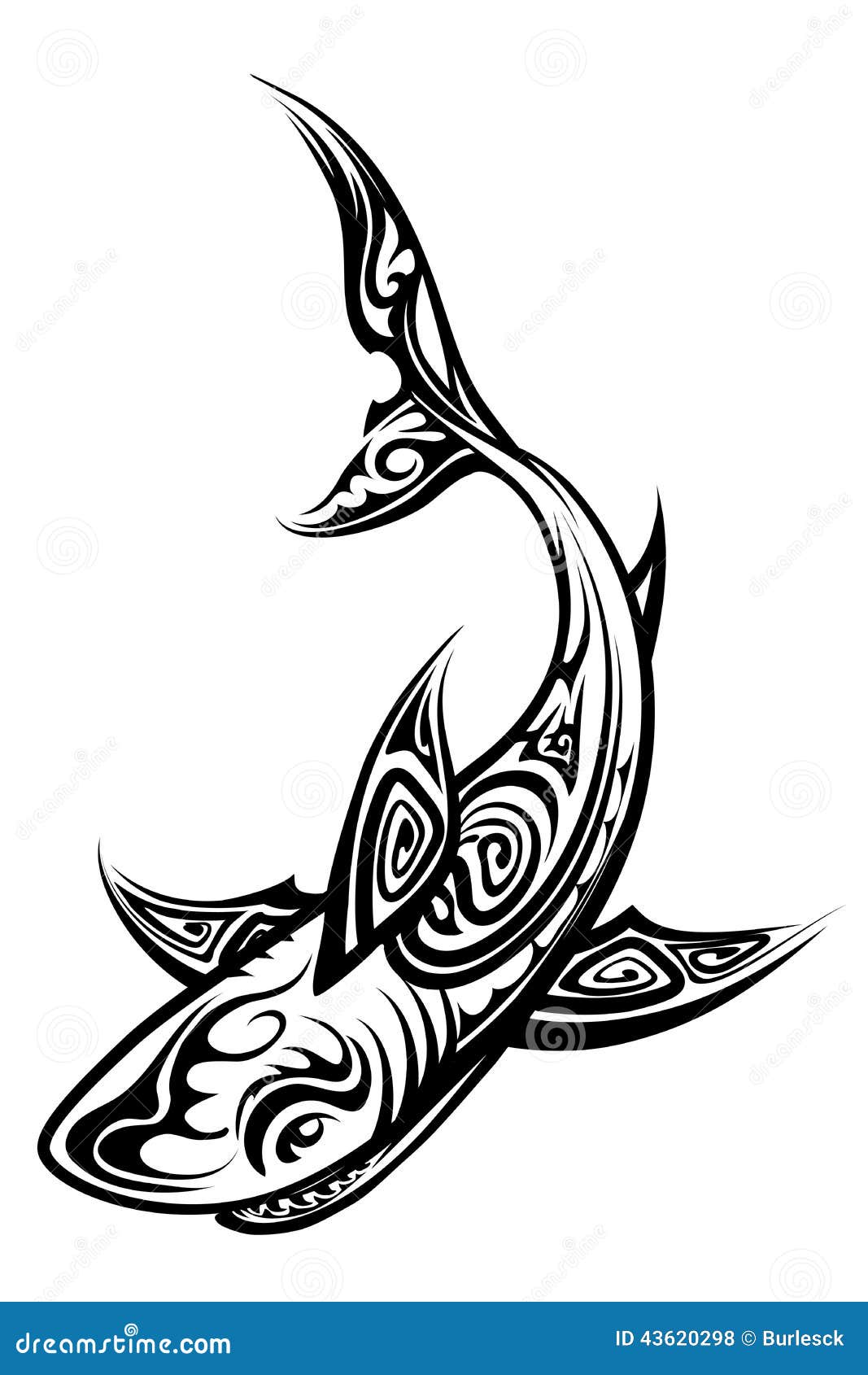  shark polynesian tattoo