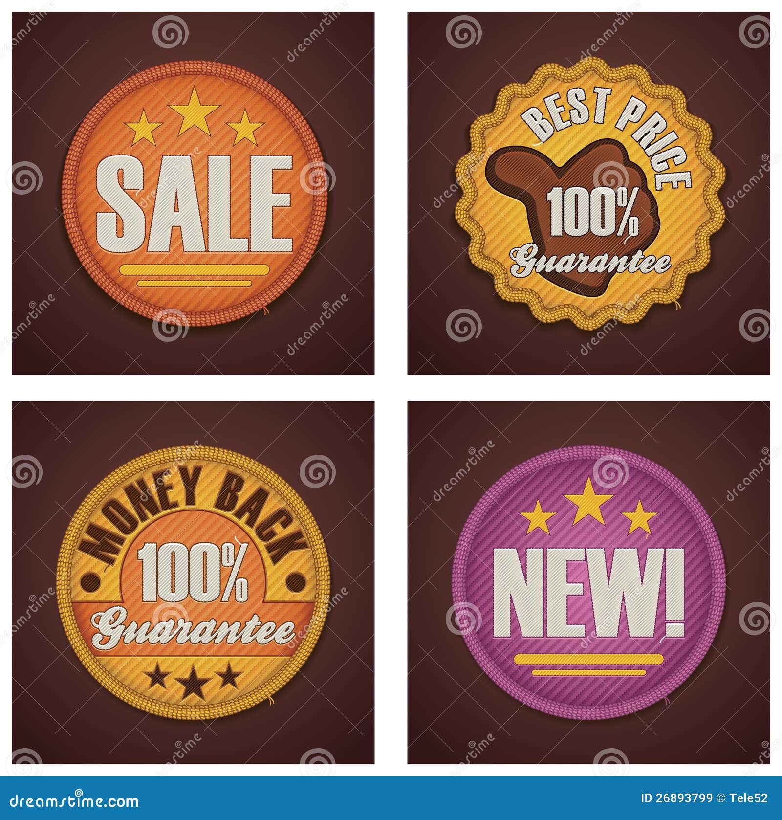 Vector shopping badges set stock vector. Illustration of element 26893799