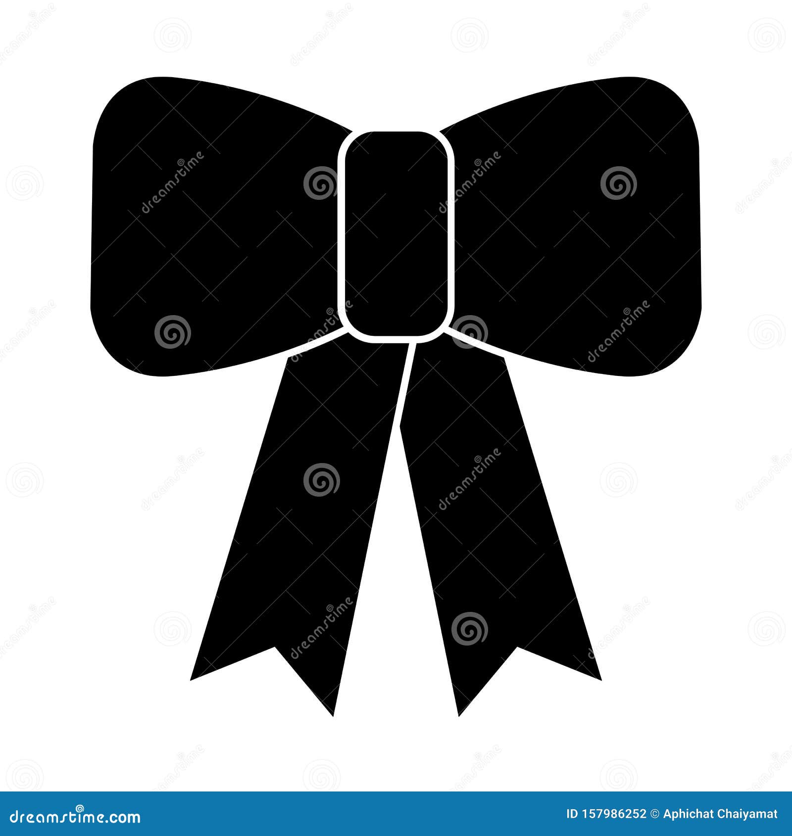  sillouettes,graphical decorative bows