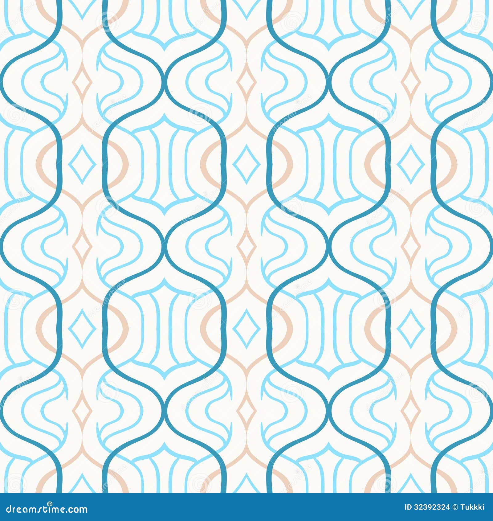Vector Simple Moroccan Pattern In Blue And White Stock Images Image