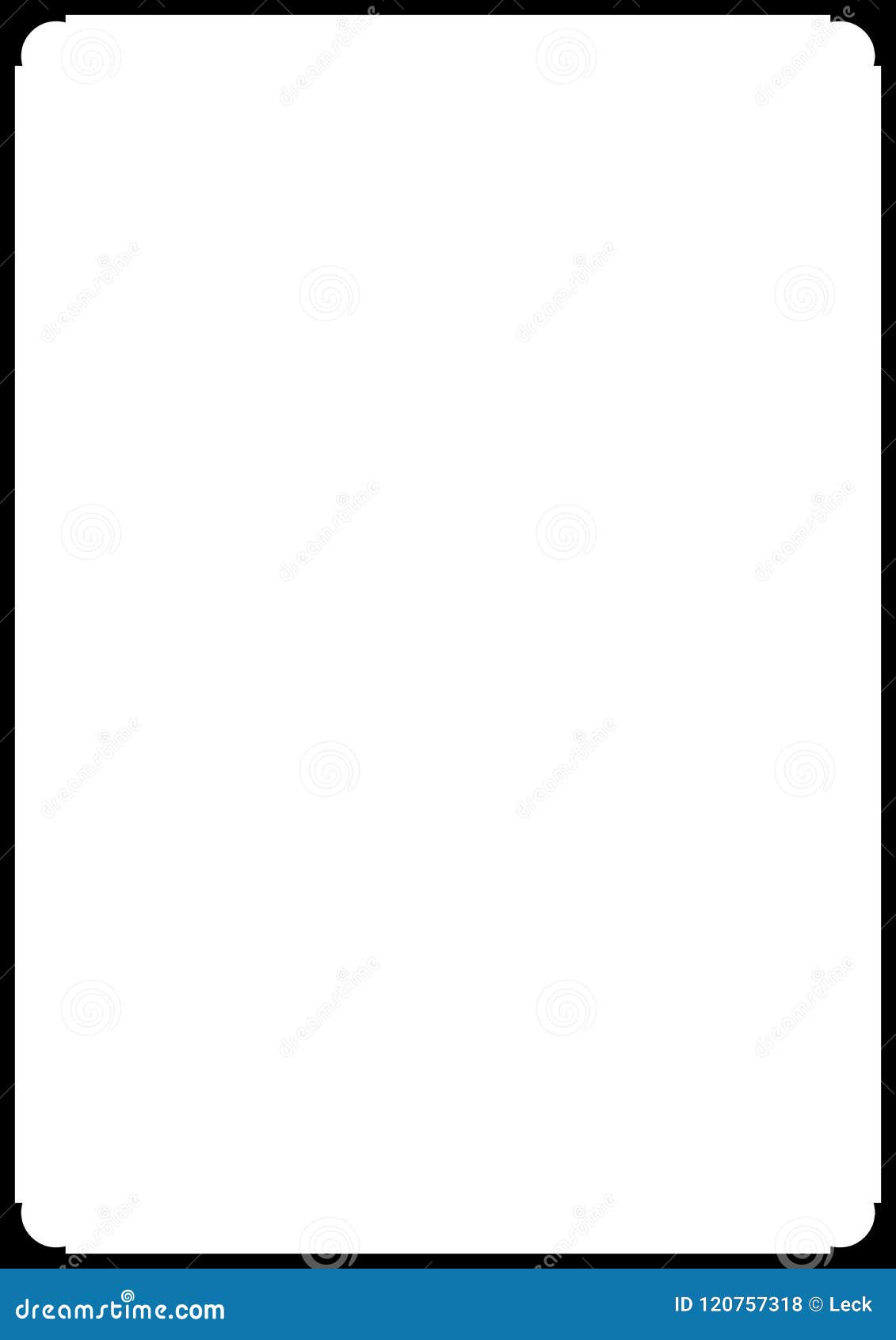 Vector Retro Page Border Stock Vector Illustration Of Word