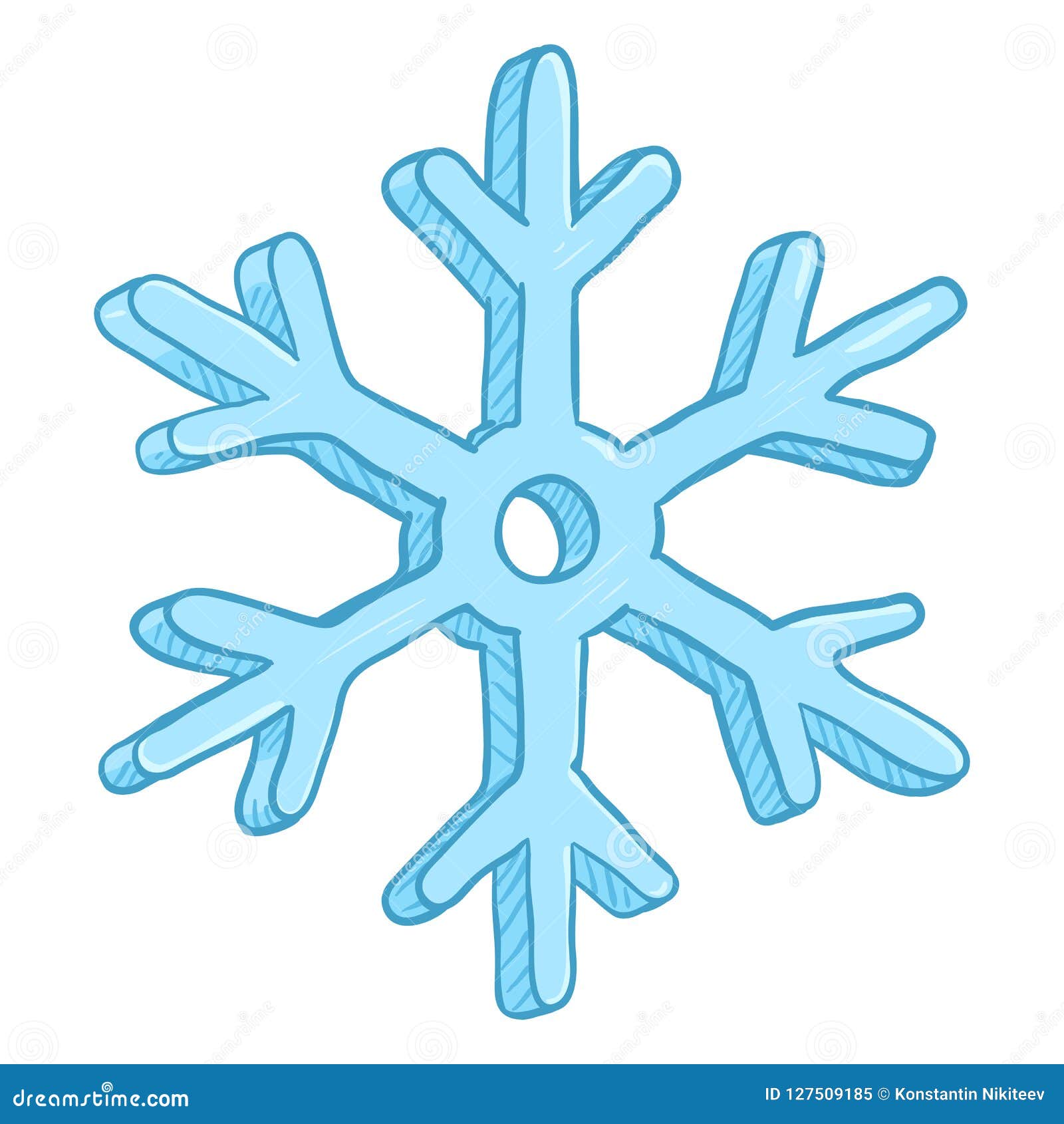 Vector Single Cartoon Illustration - Snowflake on White Background Stock Vector - Illustration of winter, doodle: 127509185 Vector Single Cartoon Illustration - Snowflake on White Background Stock Vector - Illustration of winter, doodle: 127509185