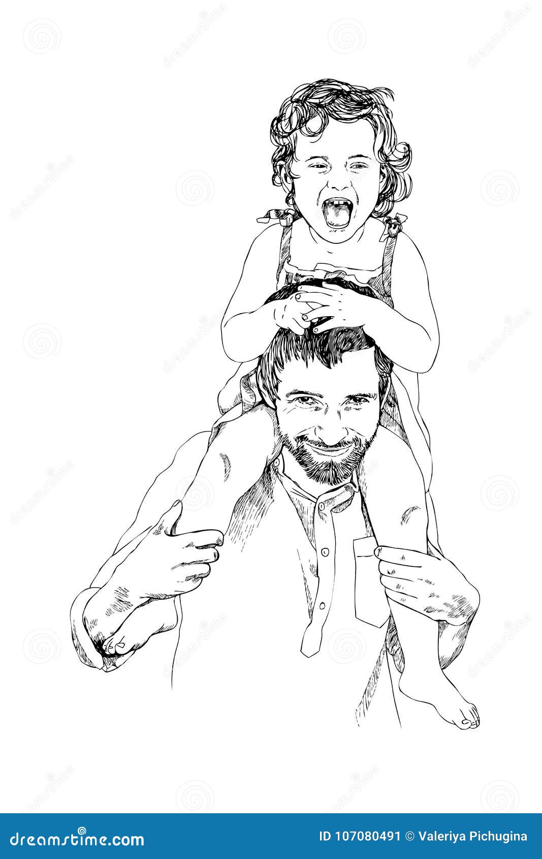 10,846 Father Son Sketch Images, Stock Photos & Vectors | Shutterstock