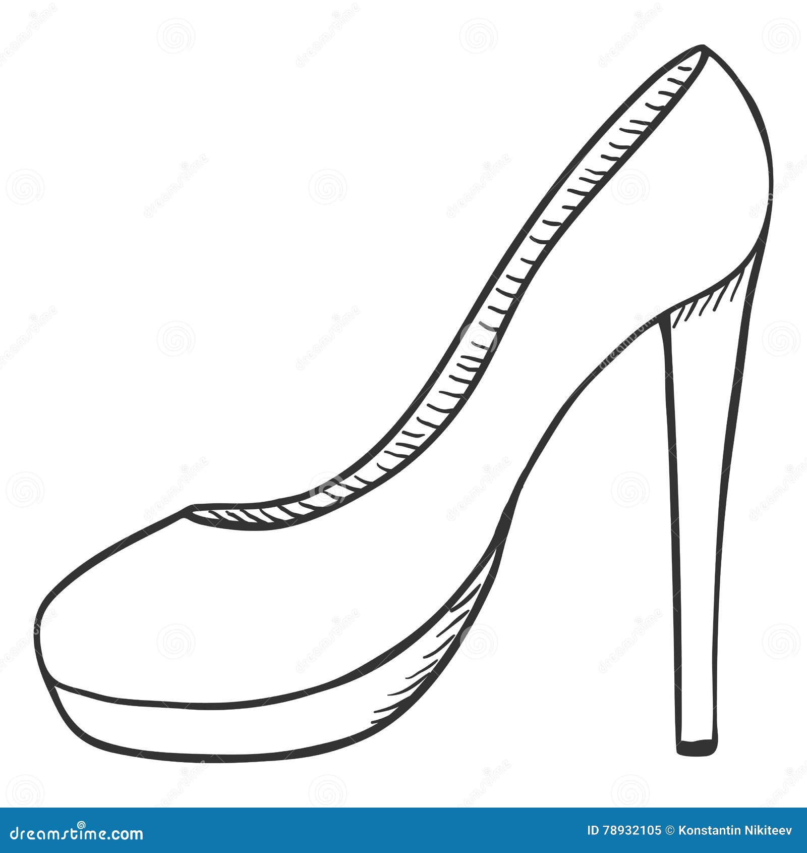 Image result for high heel shoe drawings  Shoes drawing Drawing high heels  High heel shoes