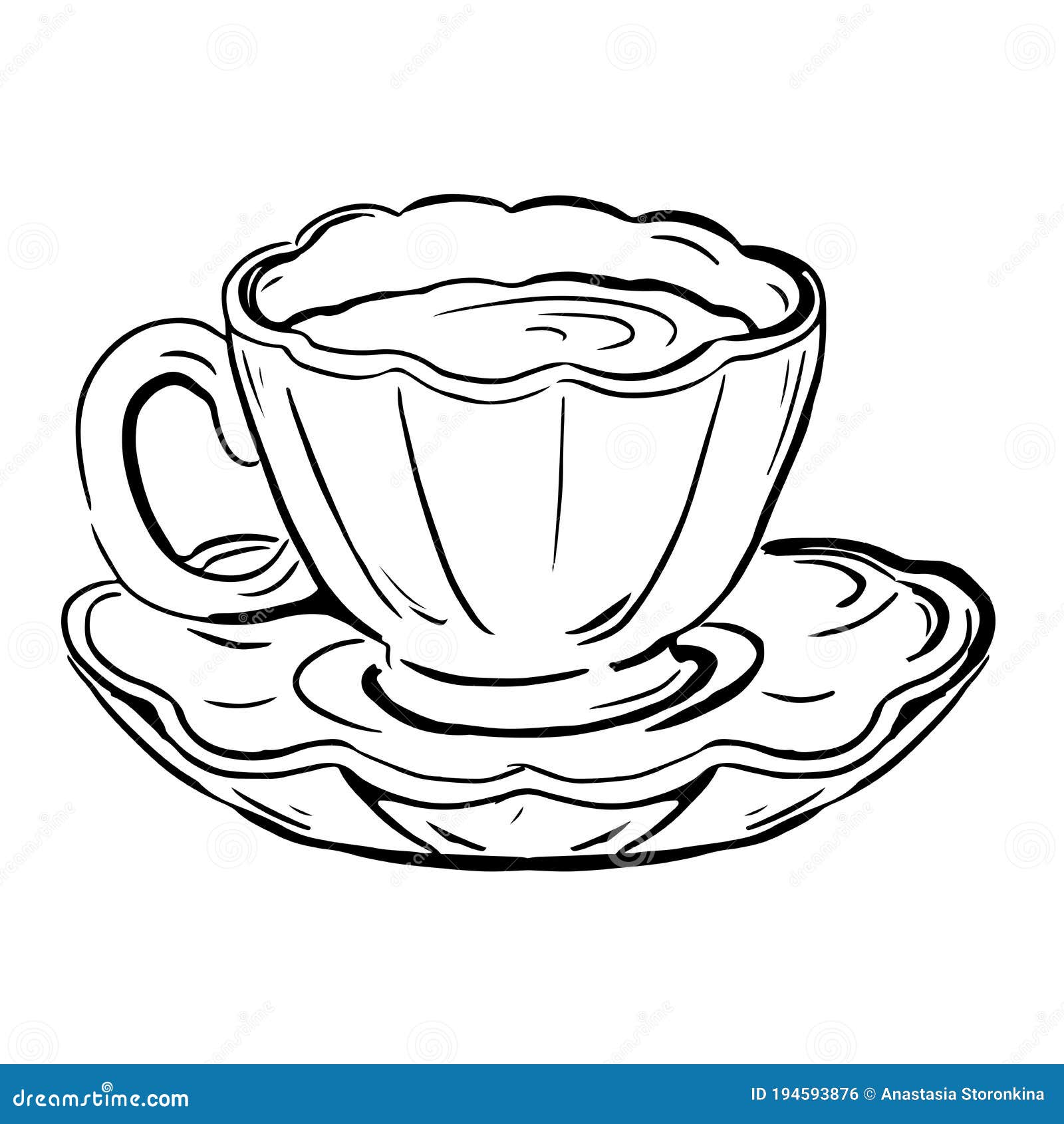 How to draw cup and saucer for beginners step by step/drawing cup and saucer(very  easy) - YouTube