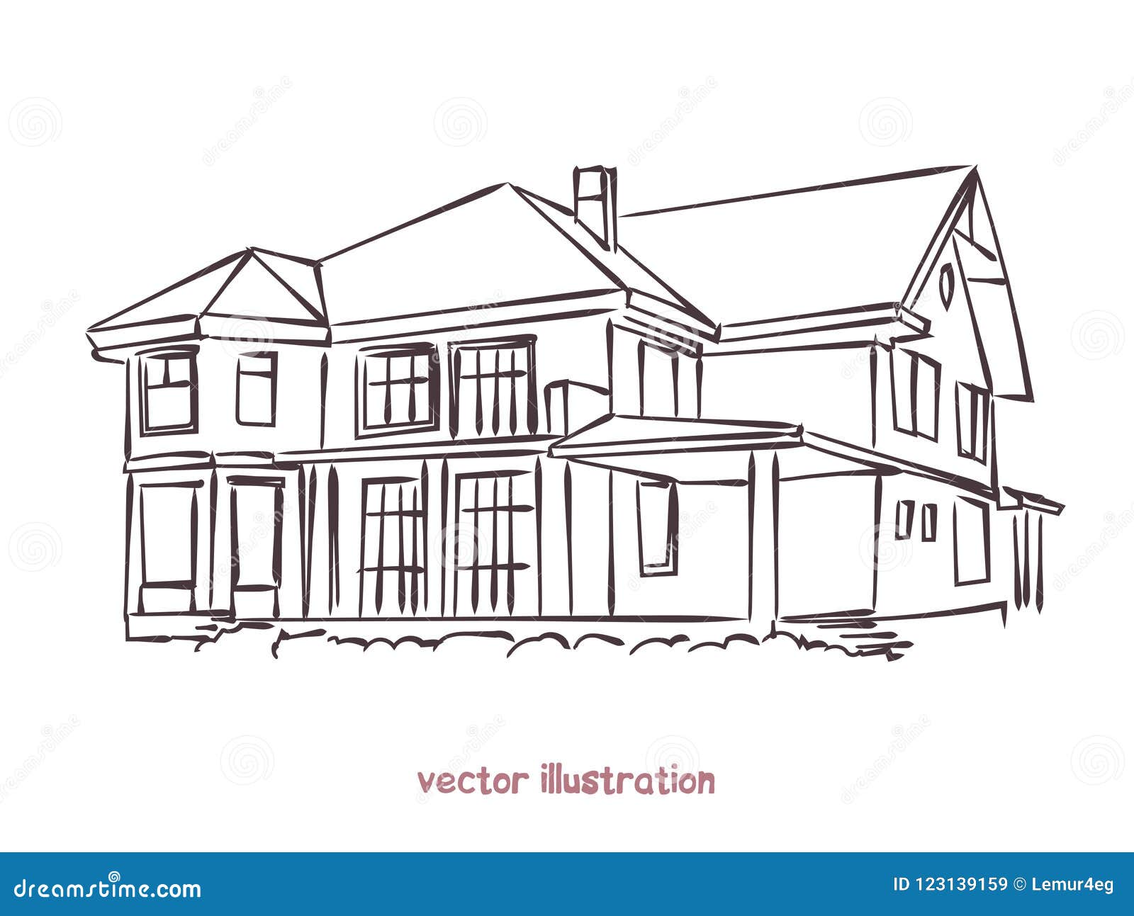 How to Draw a House Easy Step by Step - YouTube