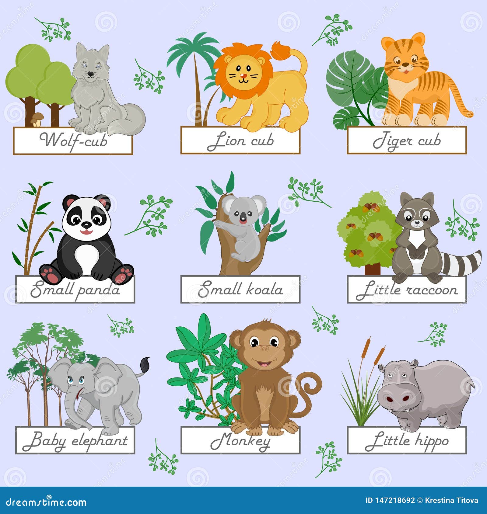 Vector small animals. stock vector. Illustration of elephant - 147218692 Vector small animals. stock vector. Illustration of elephant - 147218692