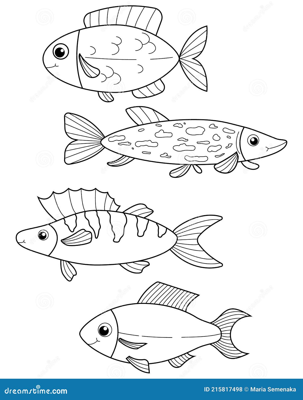 Fish Line Art For Coloring Book Vector Illustration, Fish Drawing, Book  Drawing, Rat Drawing PNG and Vector with Transparent Background for Free  Download