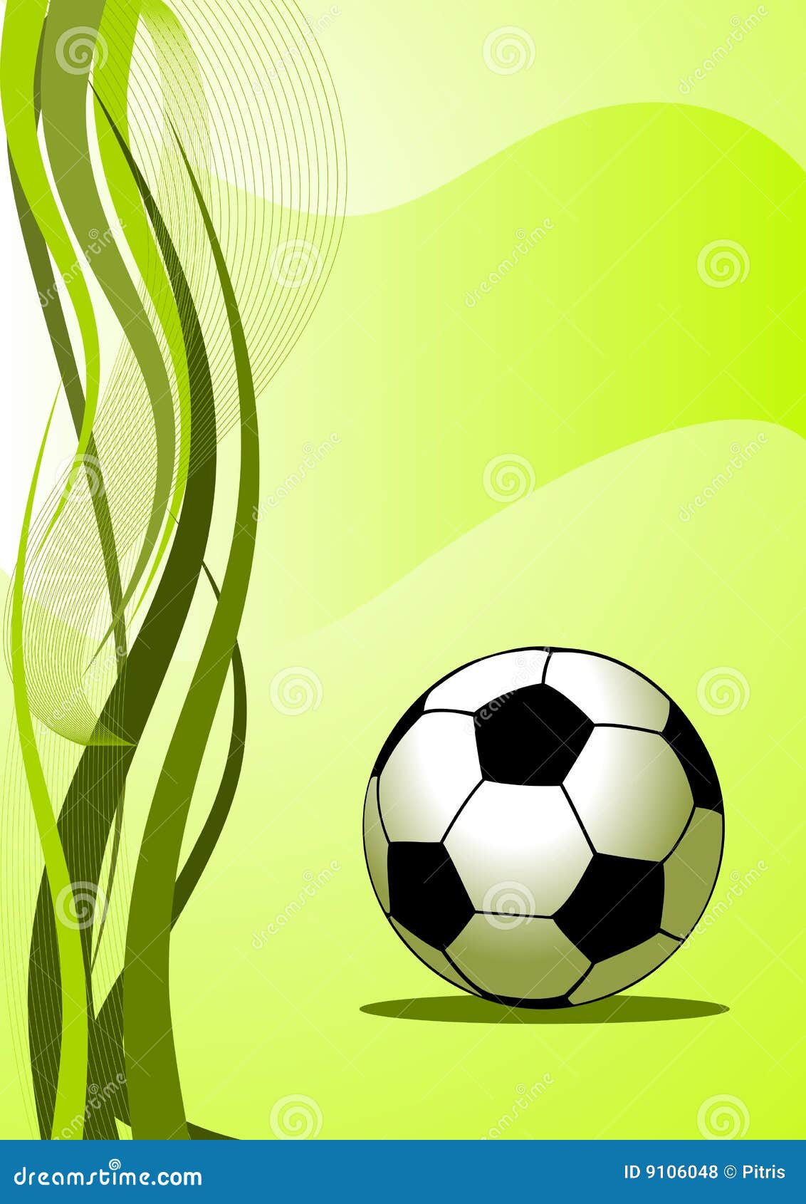 Vector soccer Background stock vector. Illustration of hobby - 9106048