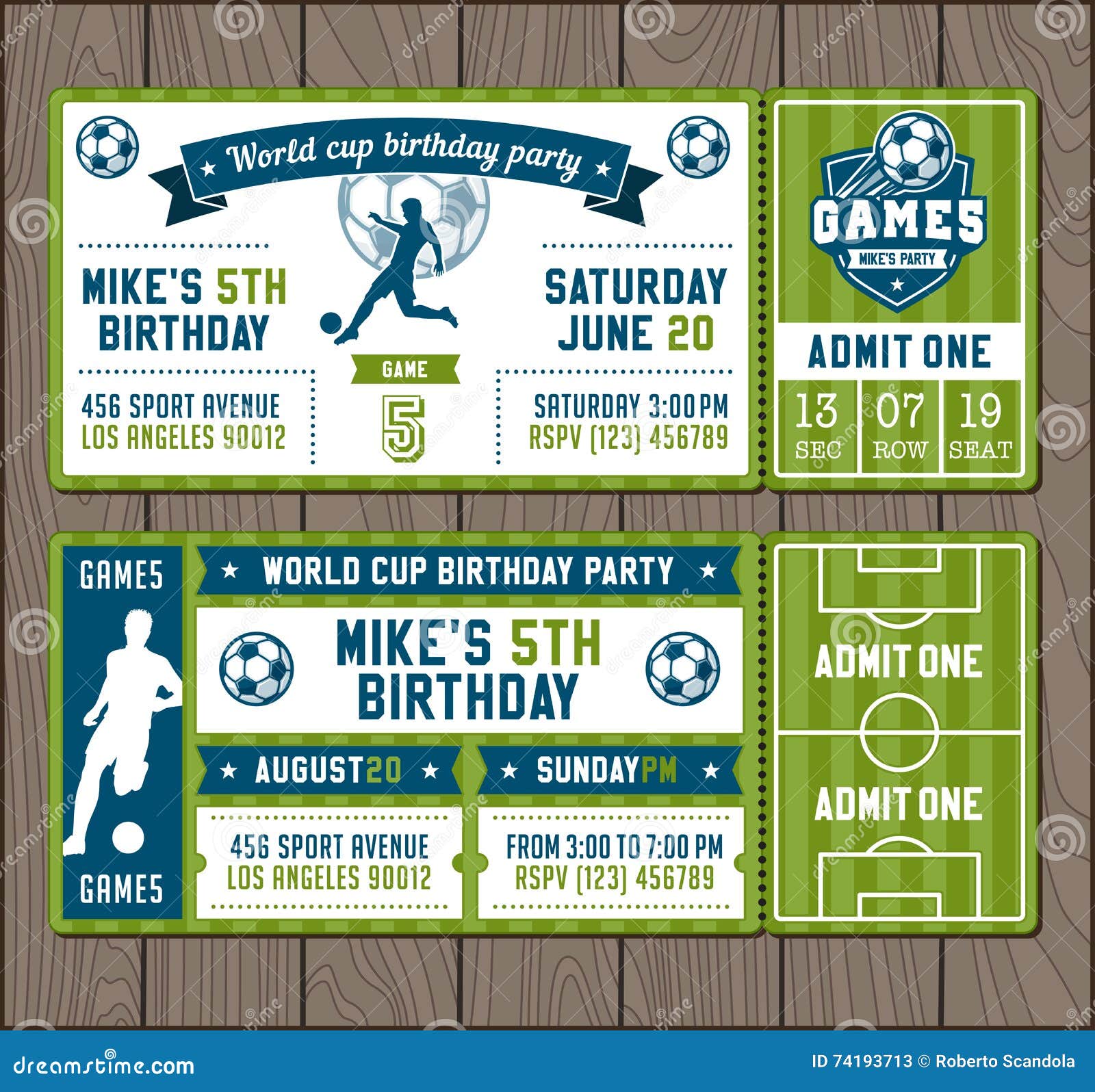  soccer party invites