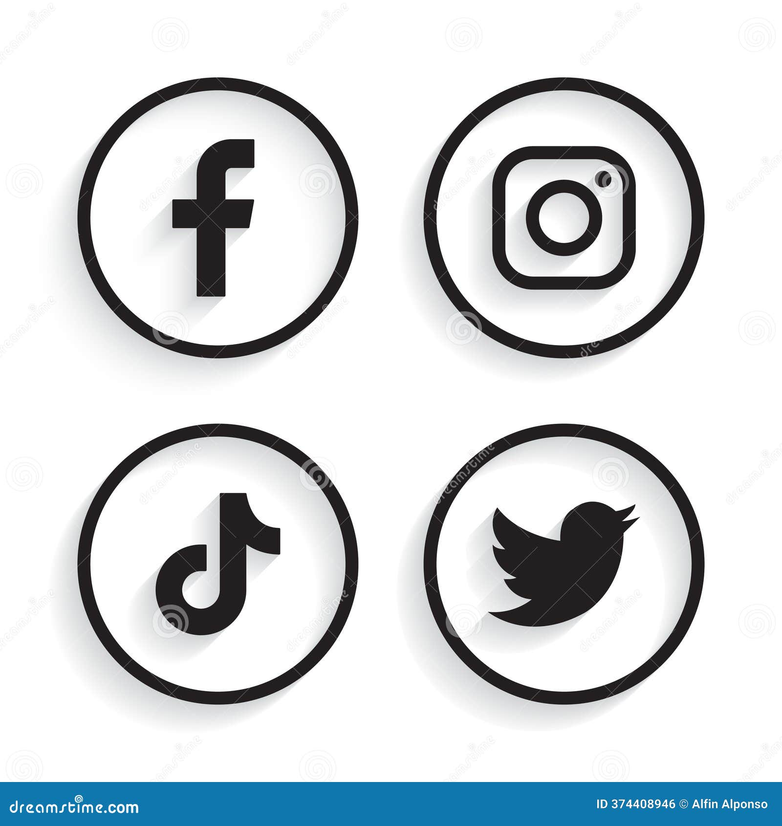 Vector Social Media Logos. Social Media Icons Editorial Photo -  Illustration of background, message: 374408946, image size:1600x1690