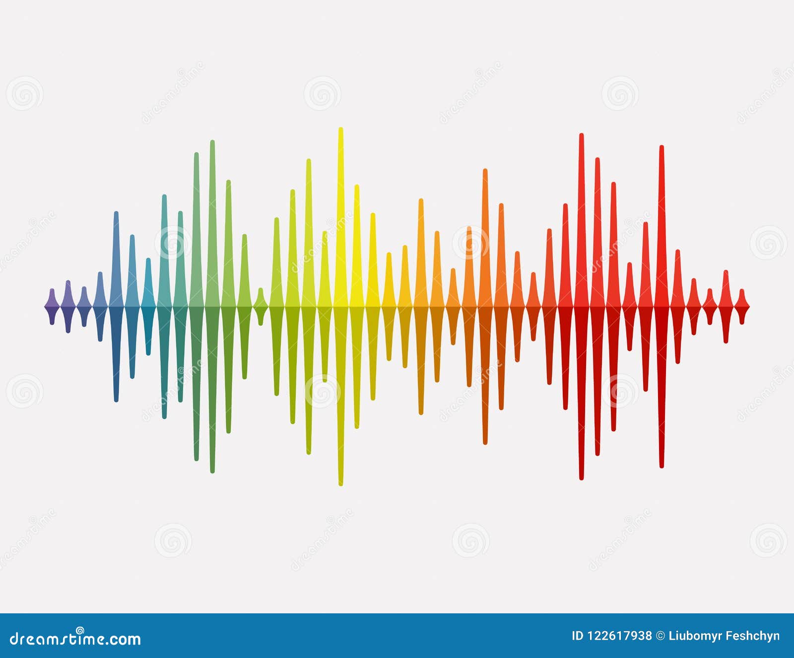colorful sound waves colorful sound waves