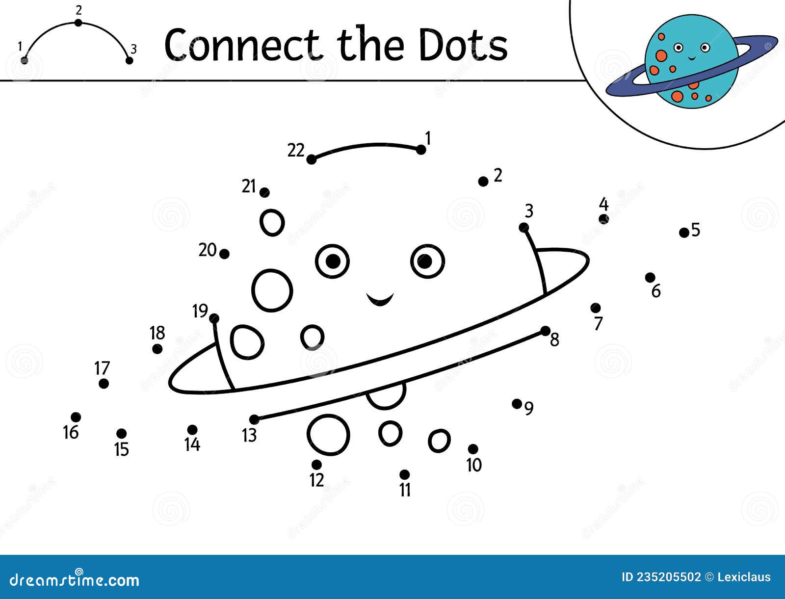 Vector Space Dot-to-dot and Color Activity with Cute Planet. Astronomy Connect the Dots Game for Children Stock Vector - Illustration of galaxy, outline: 235205502 Vector Space Dot-to-dot and Color Activity with Cute Planet. Astronomy Connect the Dots Game for Children Stock Vector - Illustration of galaxy, outline: 235205502