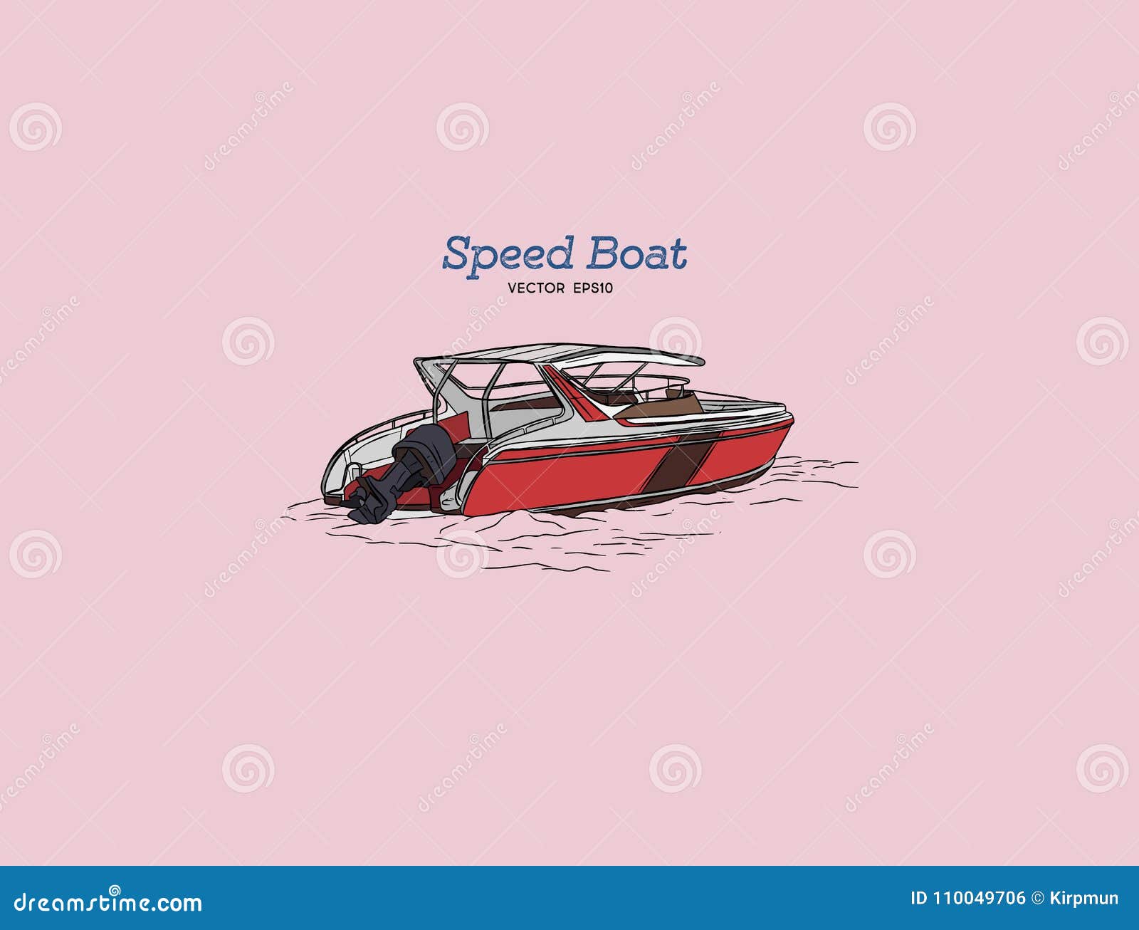 How To Draw A Speedboat Step By Step 🛥️ Speedboat Drawing Easy 