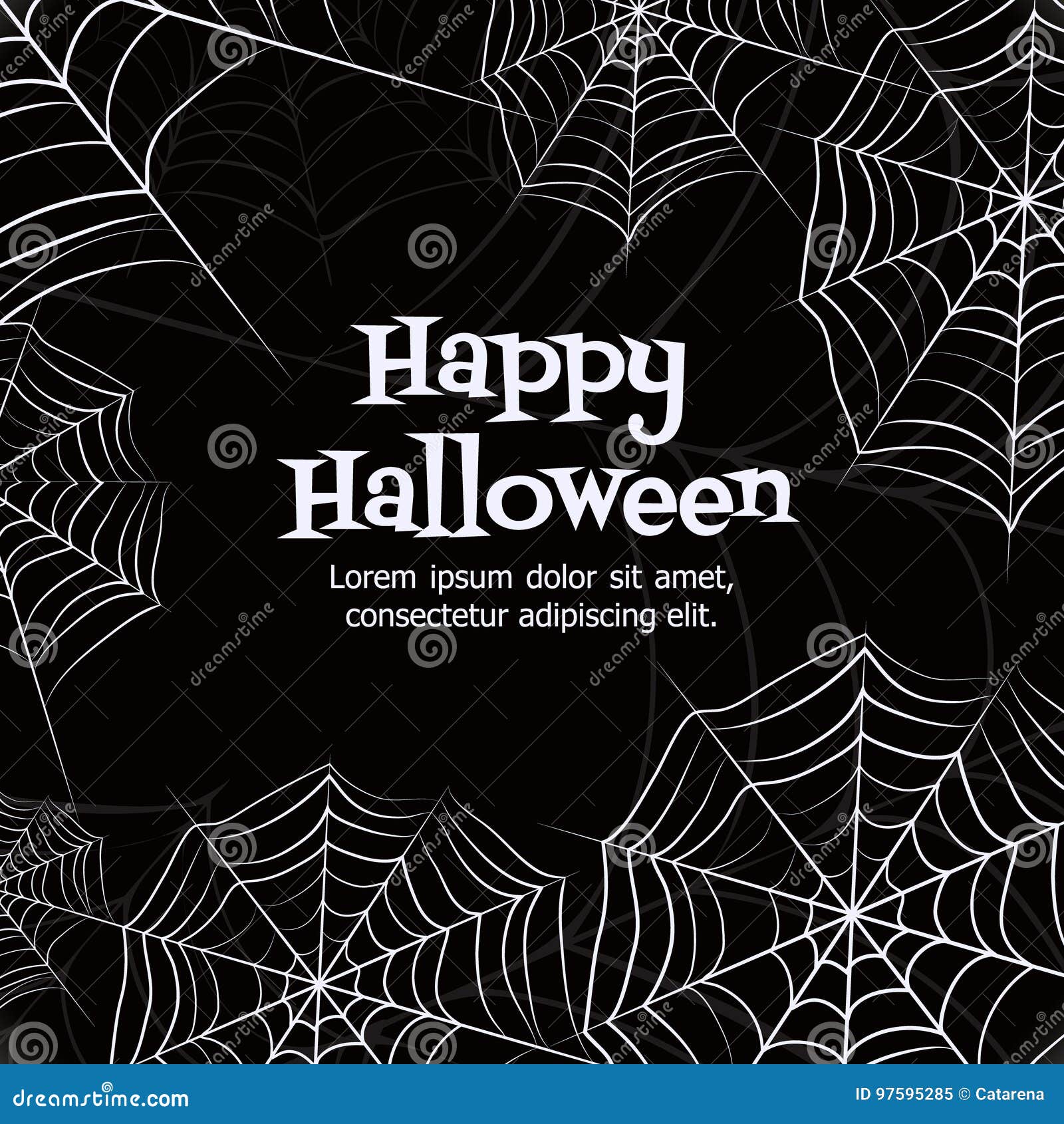Vector spider web. stock vector. Illustration of abstract - 97595285