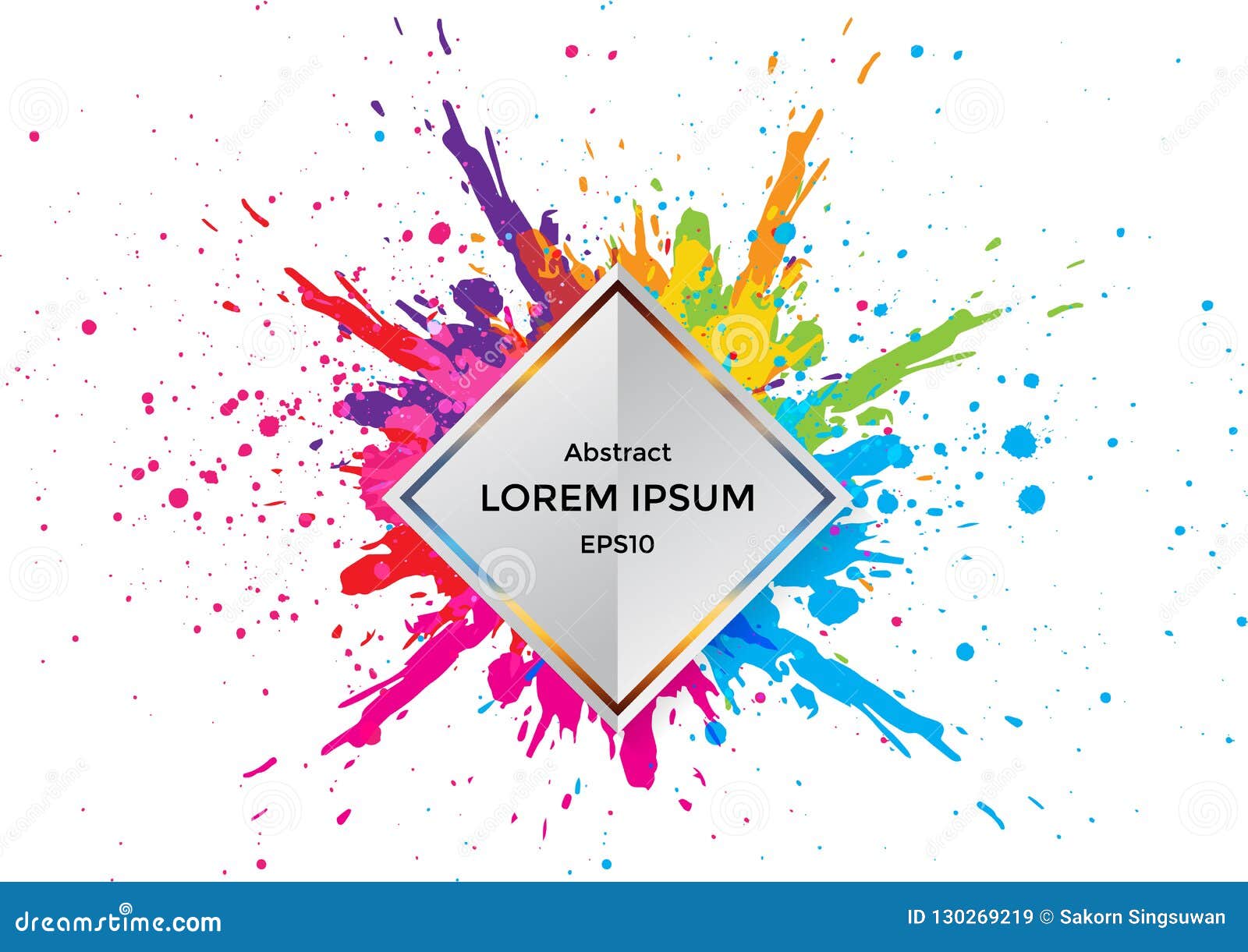 Download Vector Splatter With Square Layout Background, Summer ...