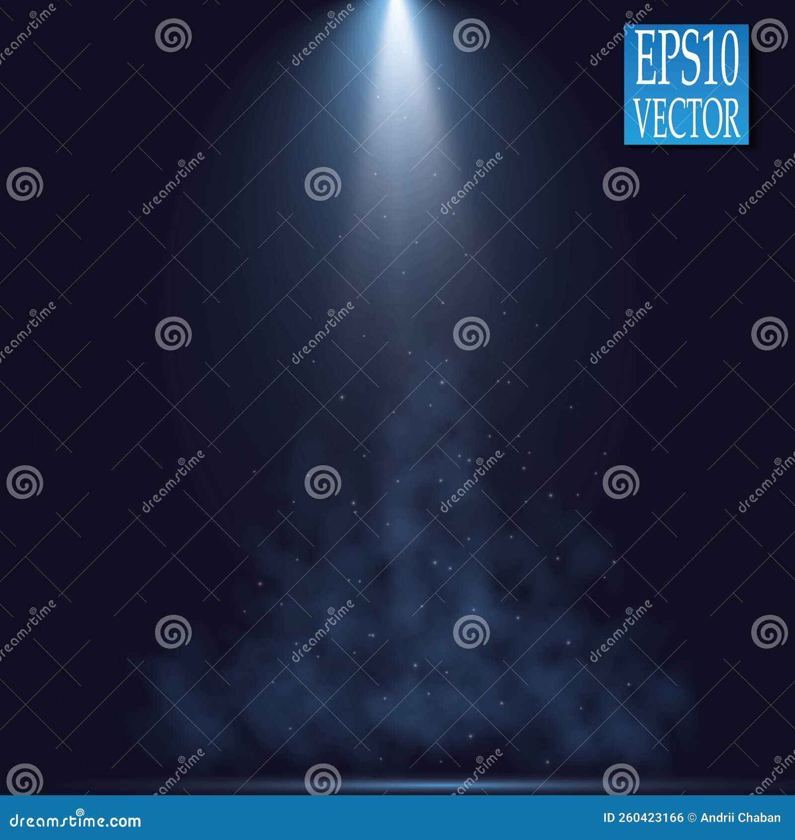 Vector Spotlights. Scene. Light Effects. Glow Light Effect Stock Vector