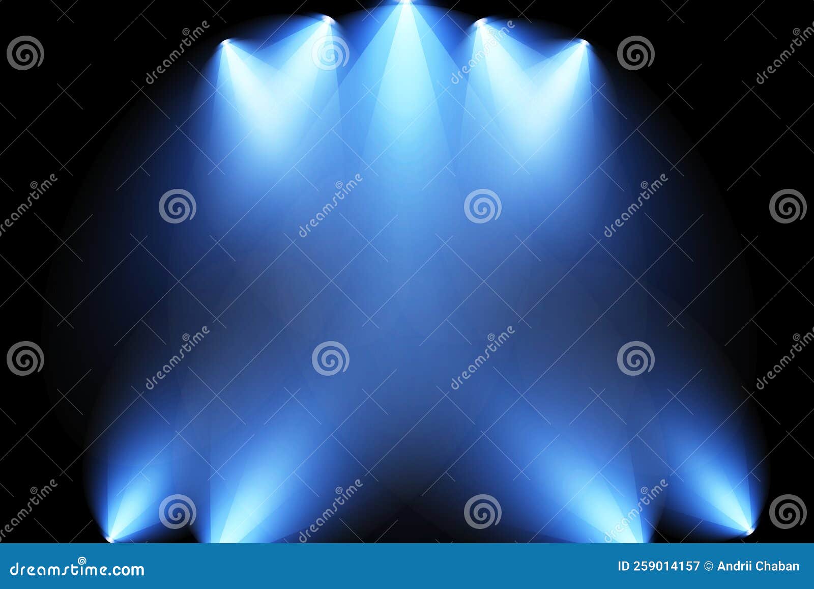 Vector Spotlights. Scene. Light Effects. Glow Light Effect. Vector Illustration. Stock Vector