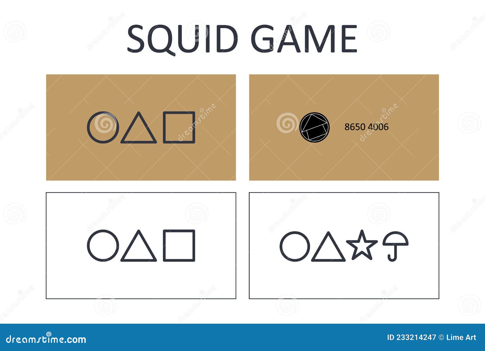 Squid Game Card Vector inspire ideas 2022