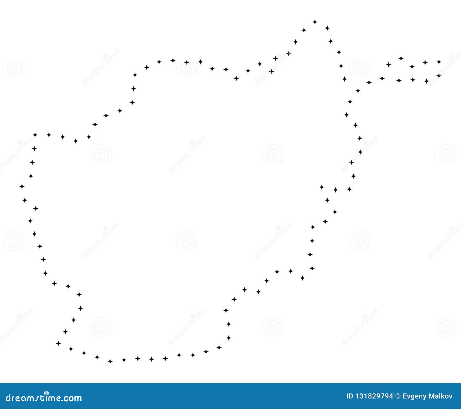 Download Dot Stroke Afghanistan Map stock vector. Illustration of ...