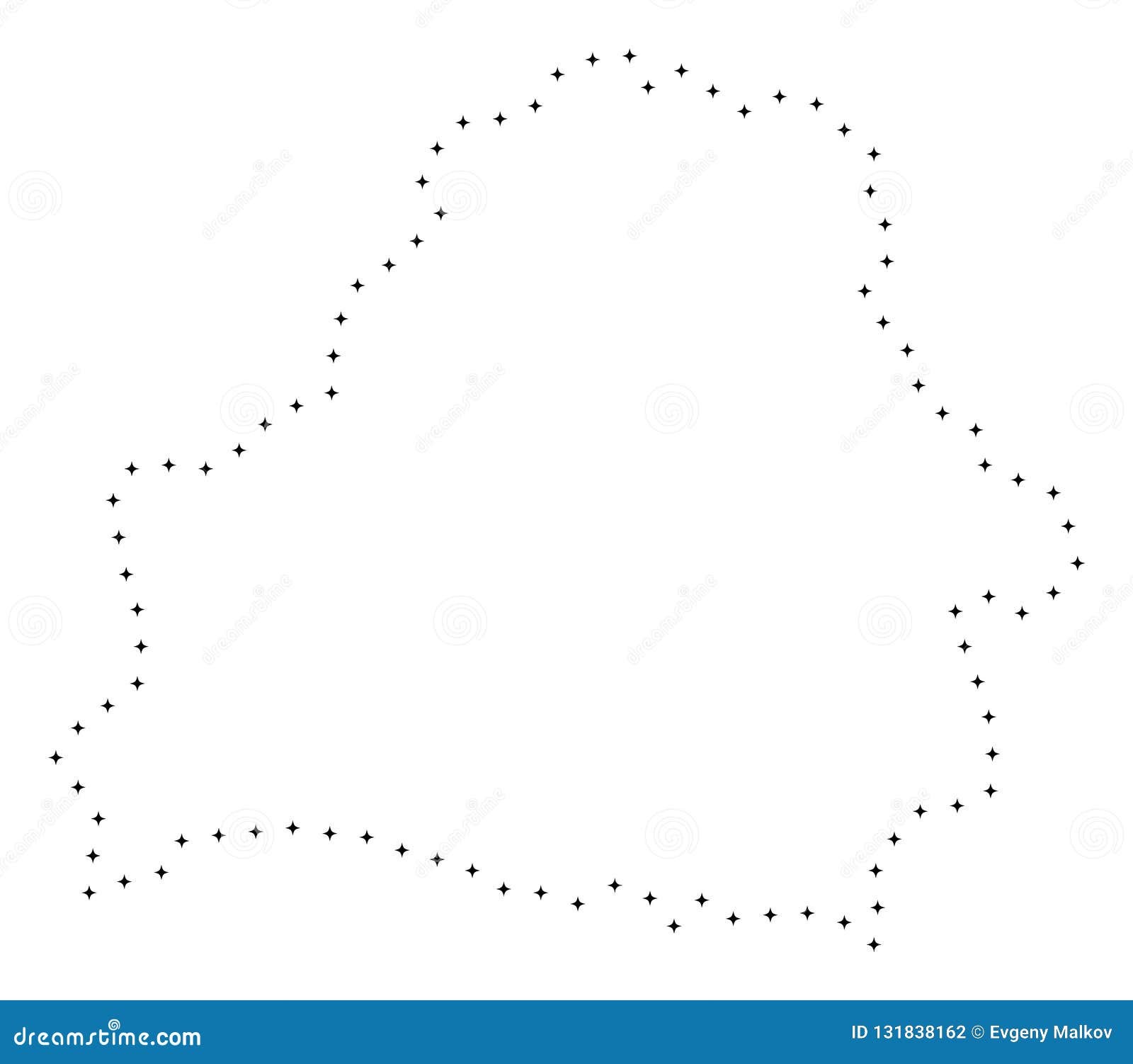 Download Dot Stroke Belarus Map stock vector. Illustration of ...